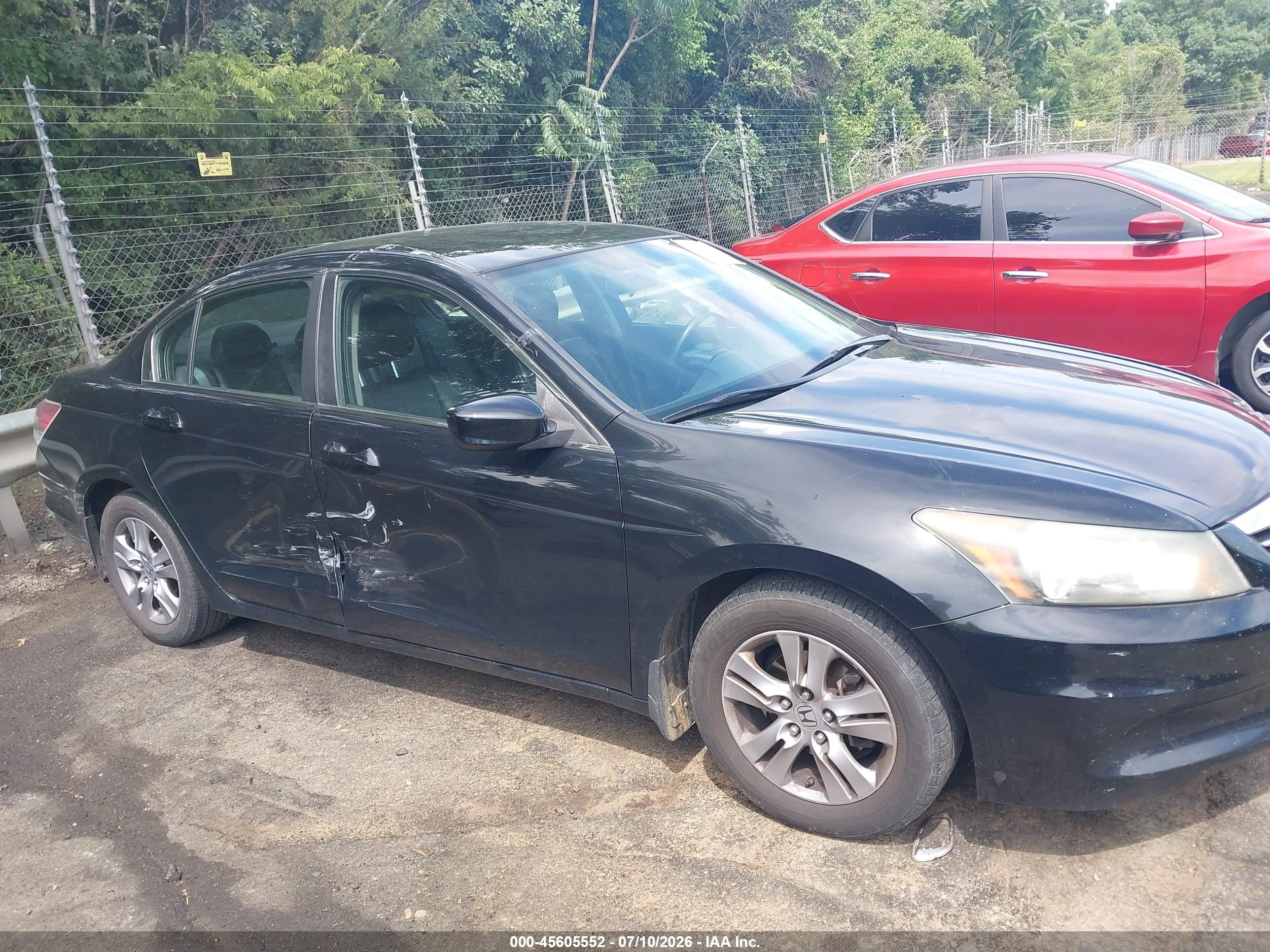 2012 Honda Accord 2.4 Se Black vin: 1HGCP2F69CA092094