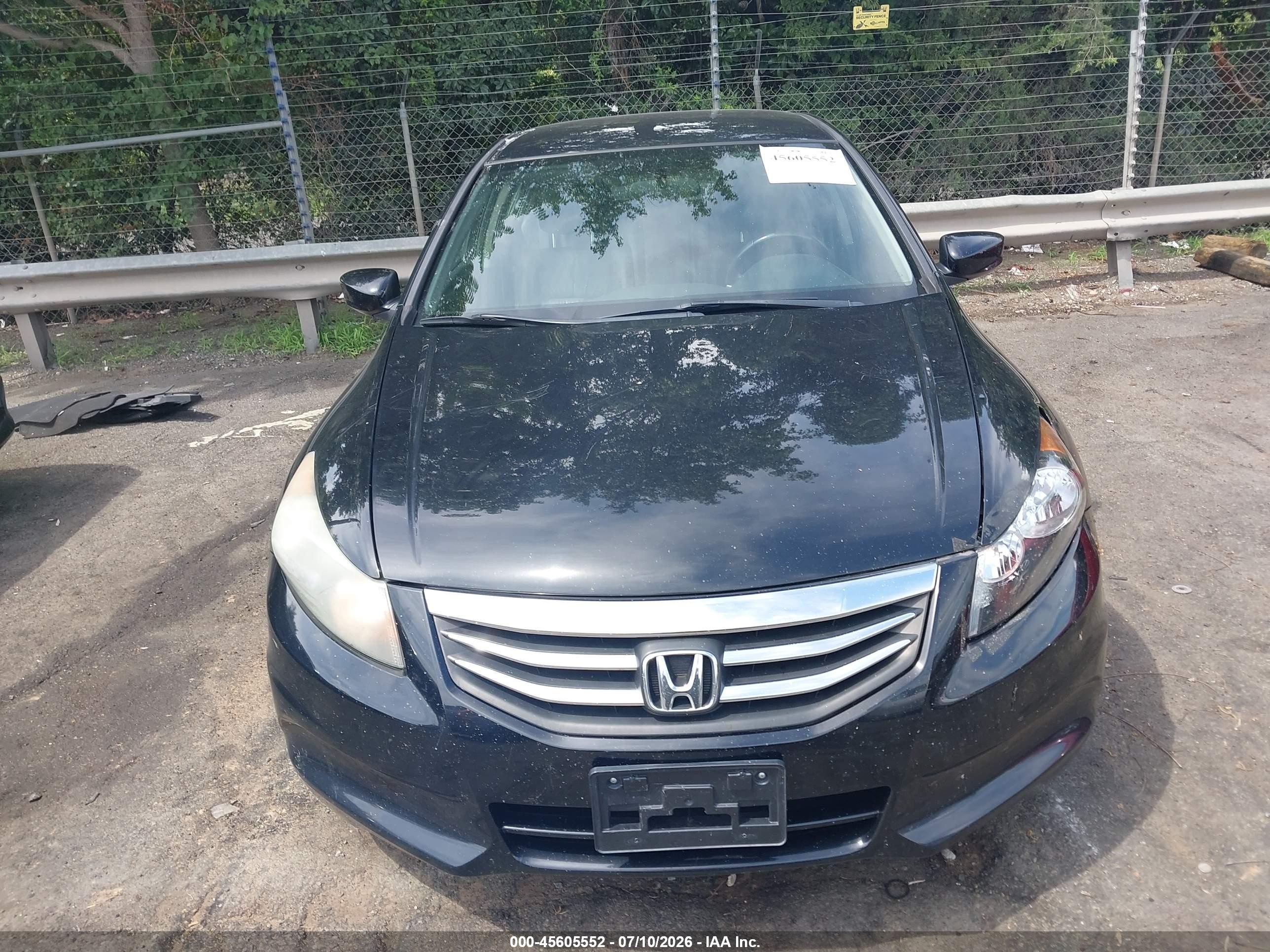 2012 Honda Accord 2.4 Se Black vin: 1HGCP2F69CA092094