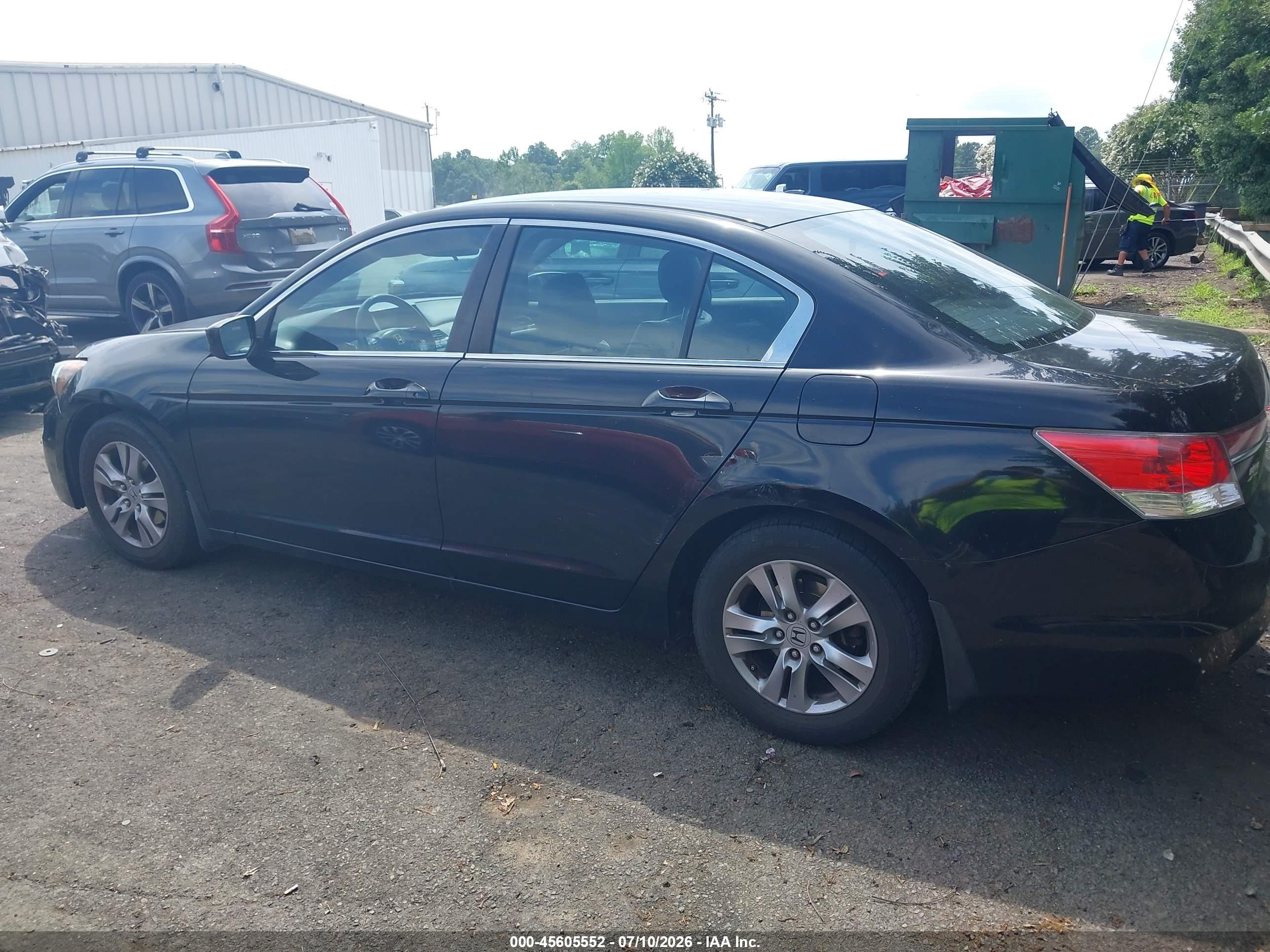 2012 Honda Accord 2.4 Se Black vin: 1HGCP2F69CA092094