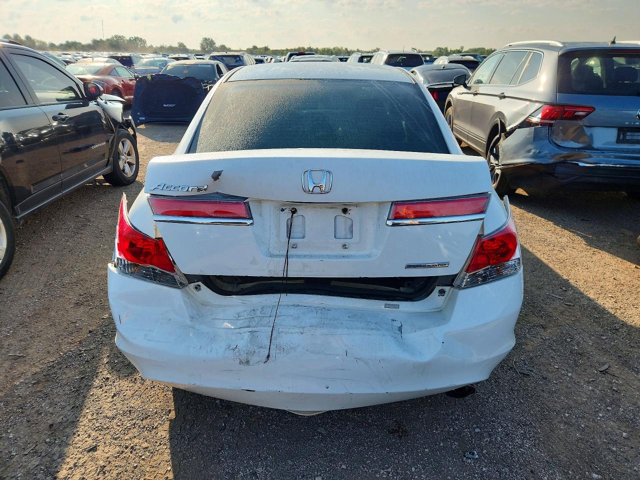 2012 Honda Accord Se White vin: 1HGCP2F69CA096615