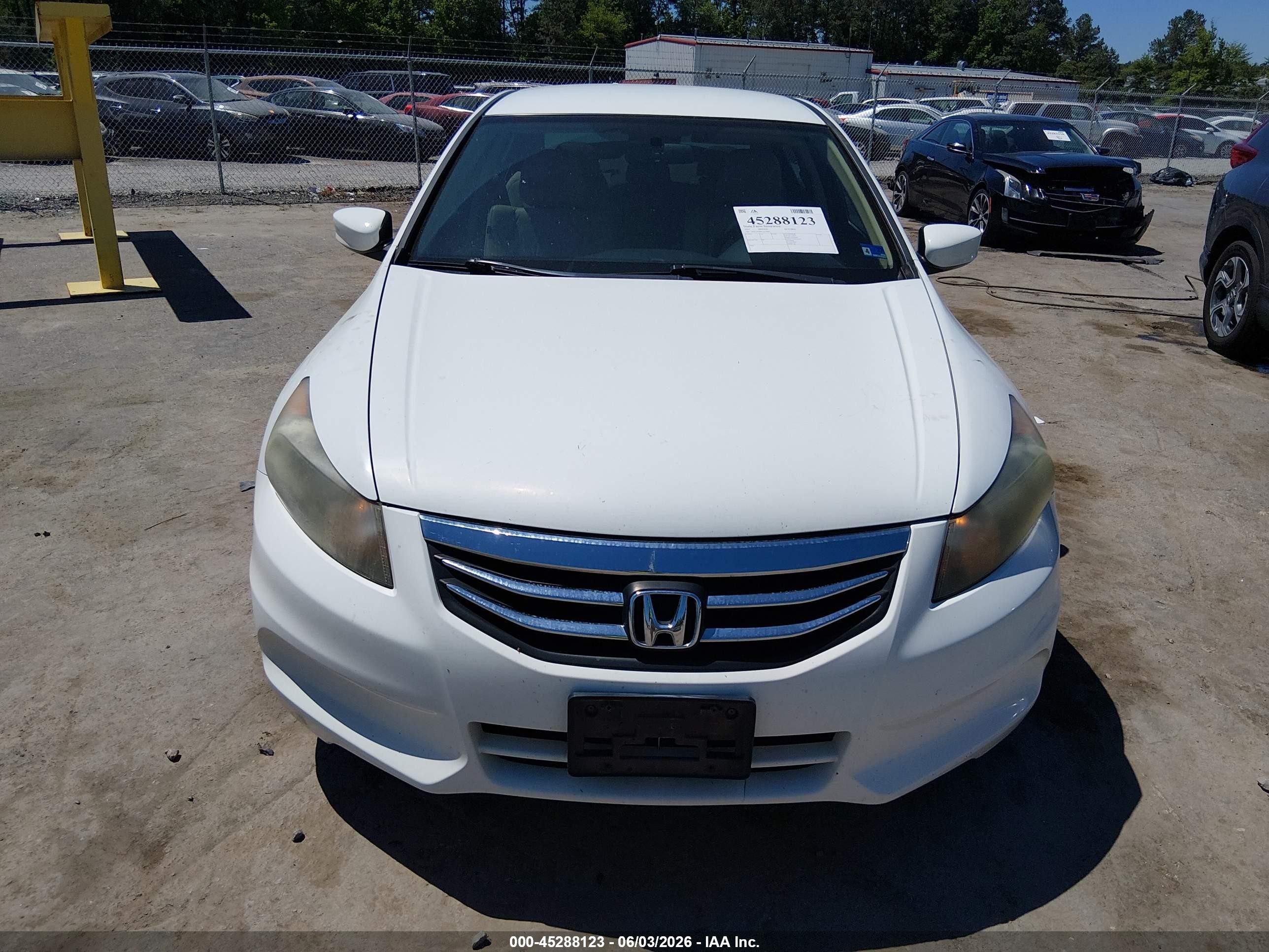 2012 Honda Accord 2.4 Se White vin: 1HGCP2F69CA115003