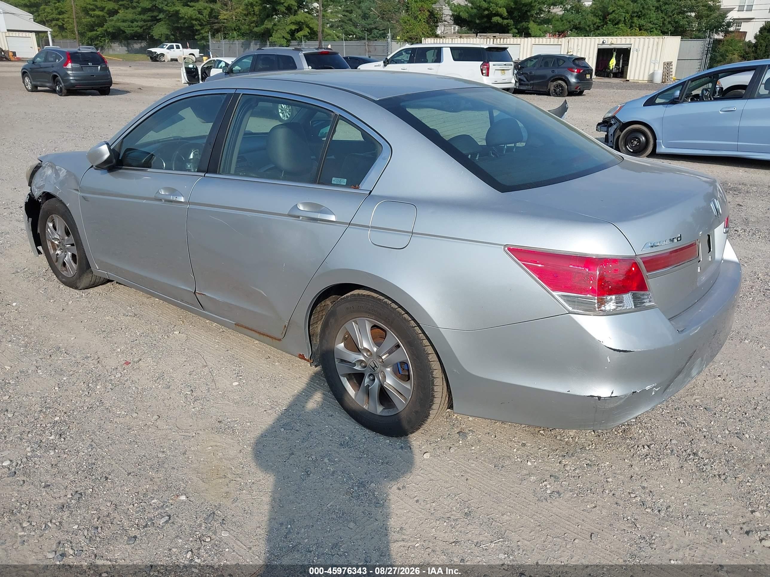 2012 Honda Accord 2.4 Se Silver vin: 1HGCP2F69CA158370