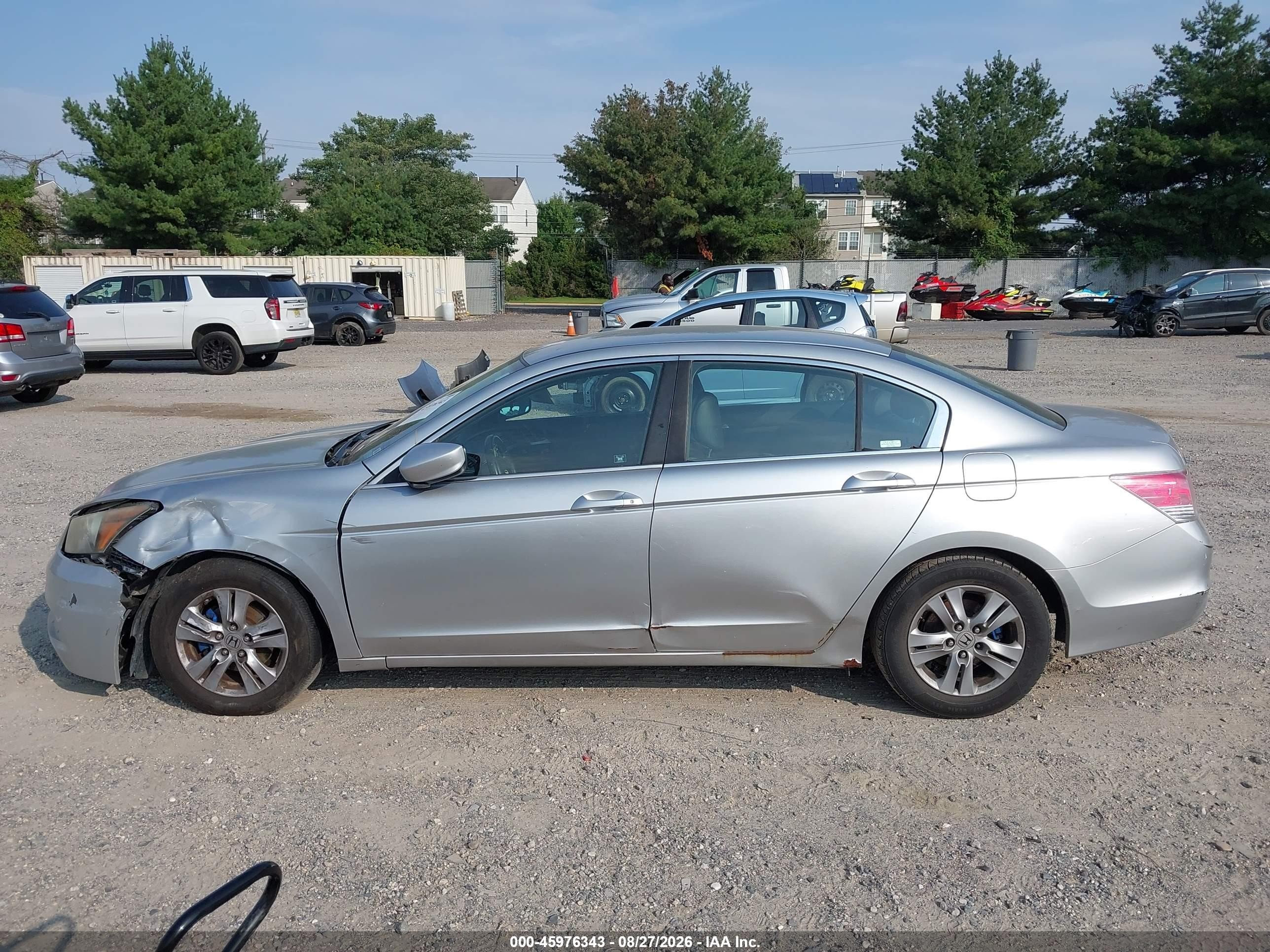 2012 Honda Accord 2.4 Se Silver vin: 1HGCP2F69CA158370