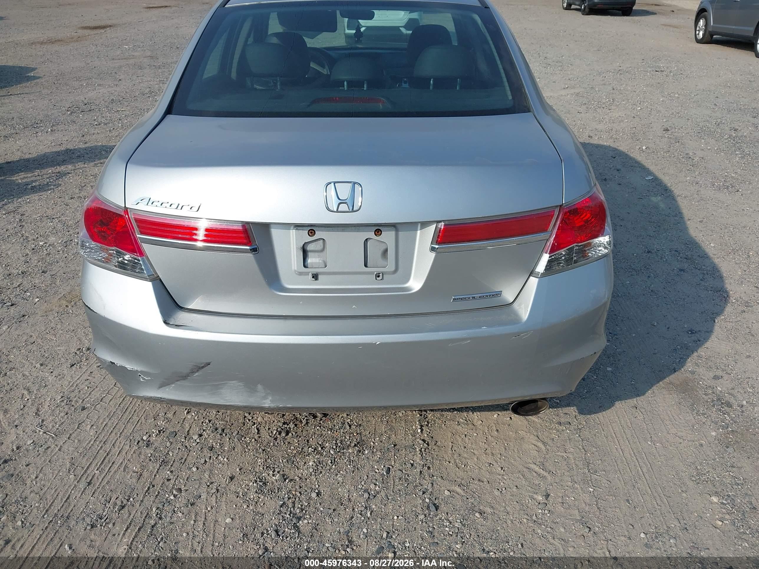 2012 Honda Accord 2.4 Se Silver vin: 1HGCP2F69CA158370