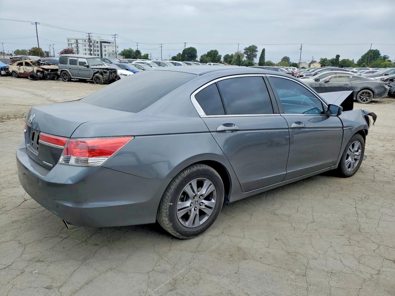2012 Honda Accord Se Gray vin: 1HGCP2F69CA162774