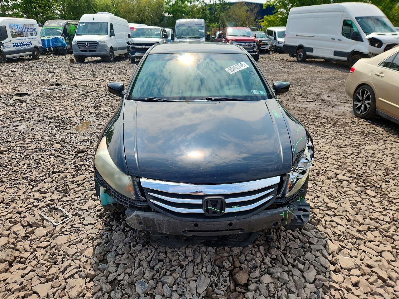 2012 Honda Accord Se Black vin: 1HGCP2F69CA174018
