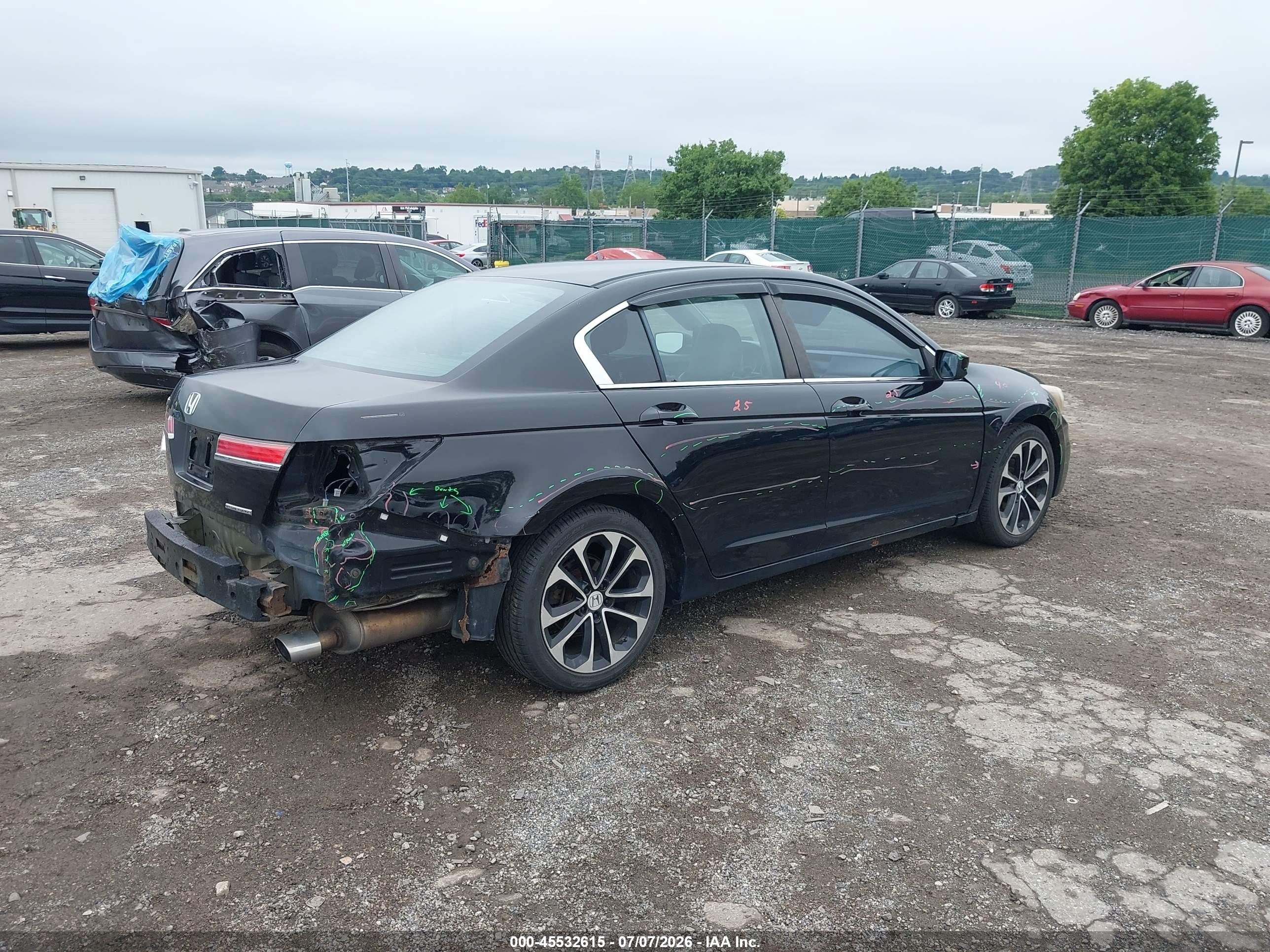 2012 Honda Accord 2.4 Se Black vin: 1HGCP2F69CA180451