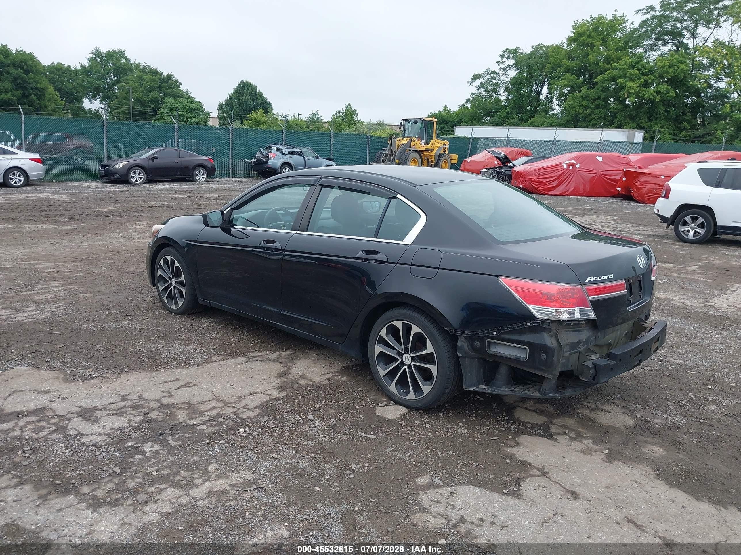 2012 Honda Accord 2.4 Se Black vin: 1HGCP2F69CA180451