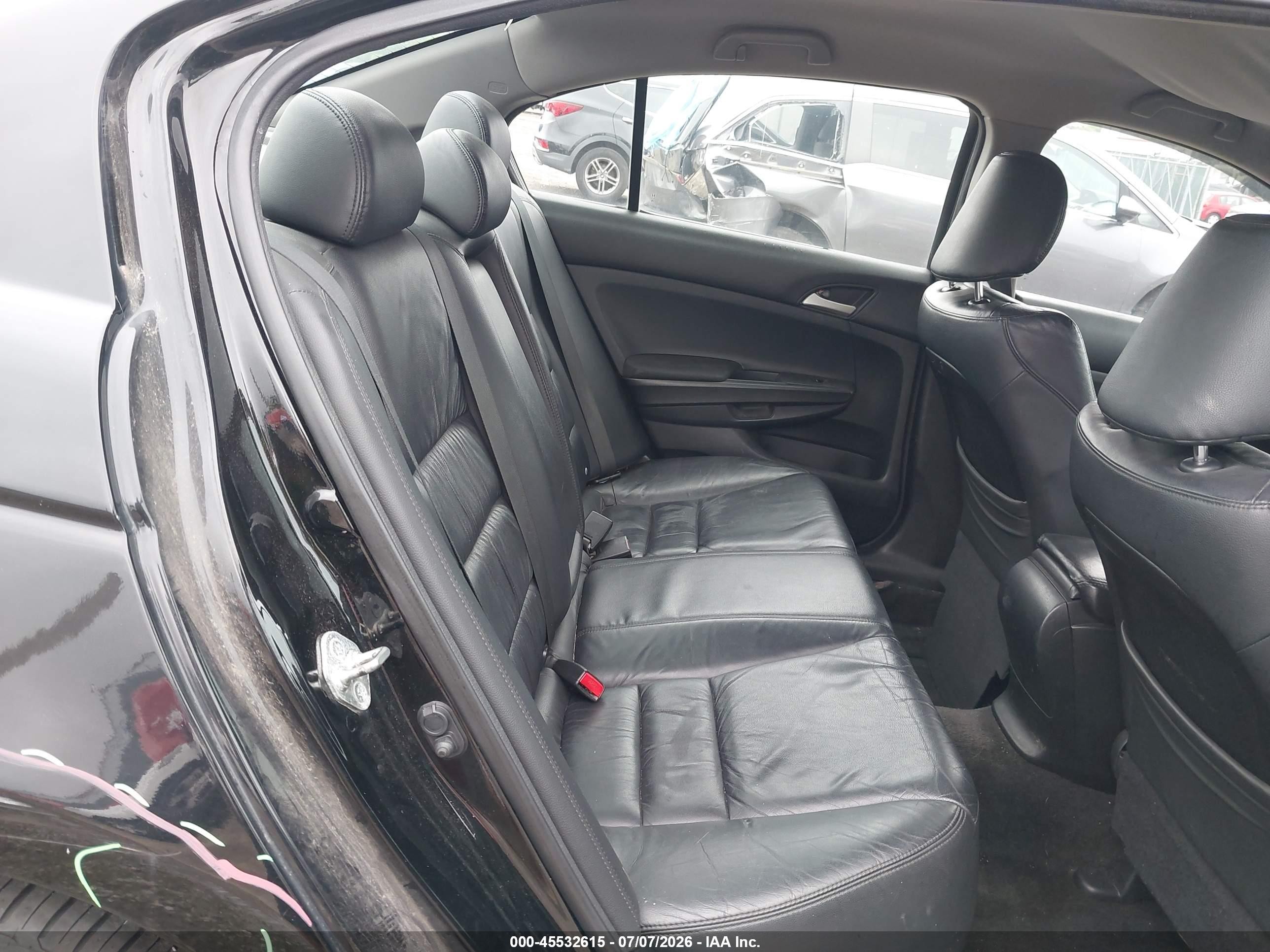 2012 Honda Accord 2.4 Se Black vin: 1HGCP2F69CA180451