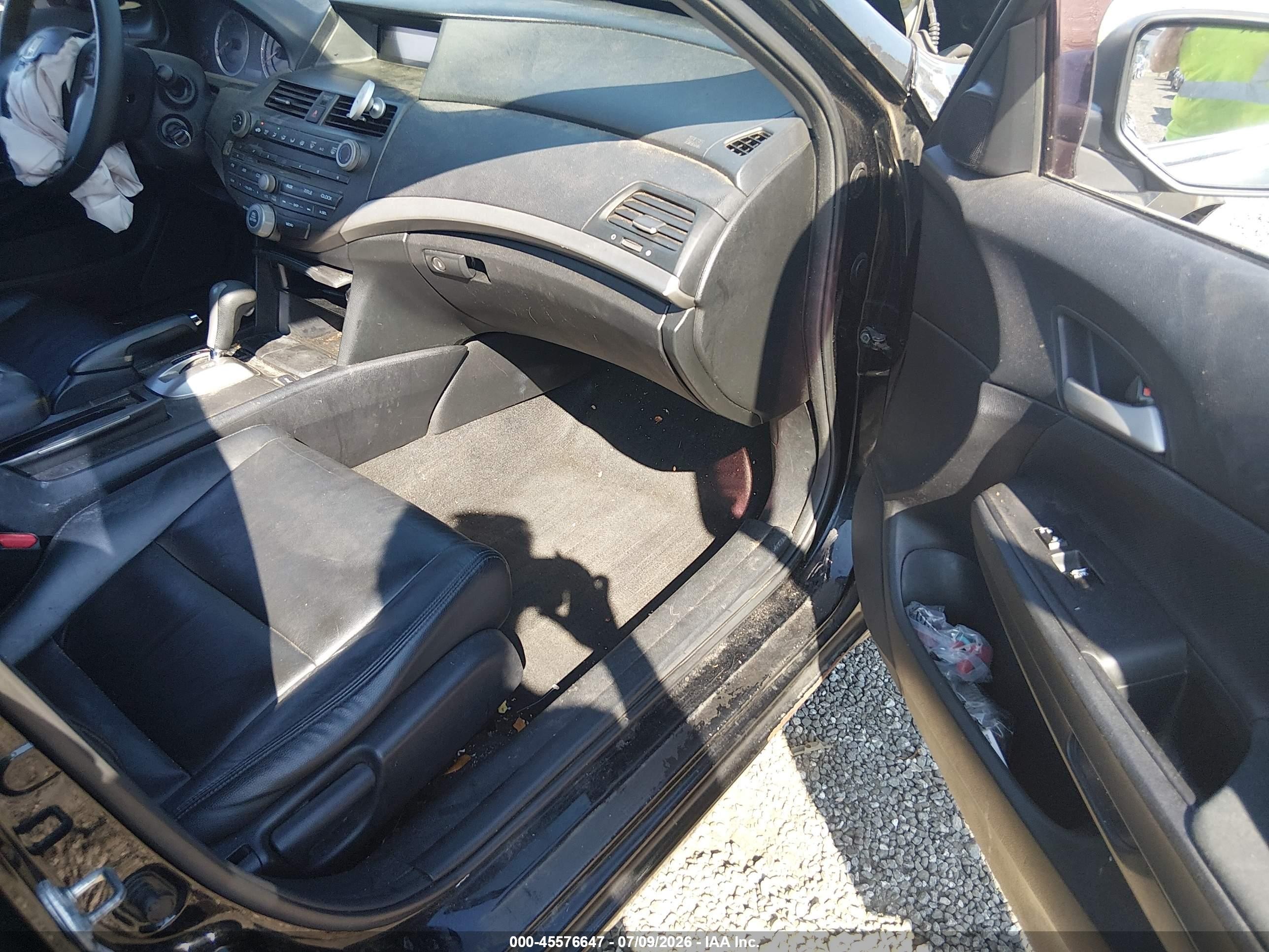 2012 Honda Accord 2.4 Se Black vin: 1HGCP2F69CA196147