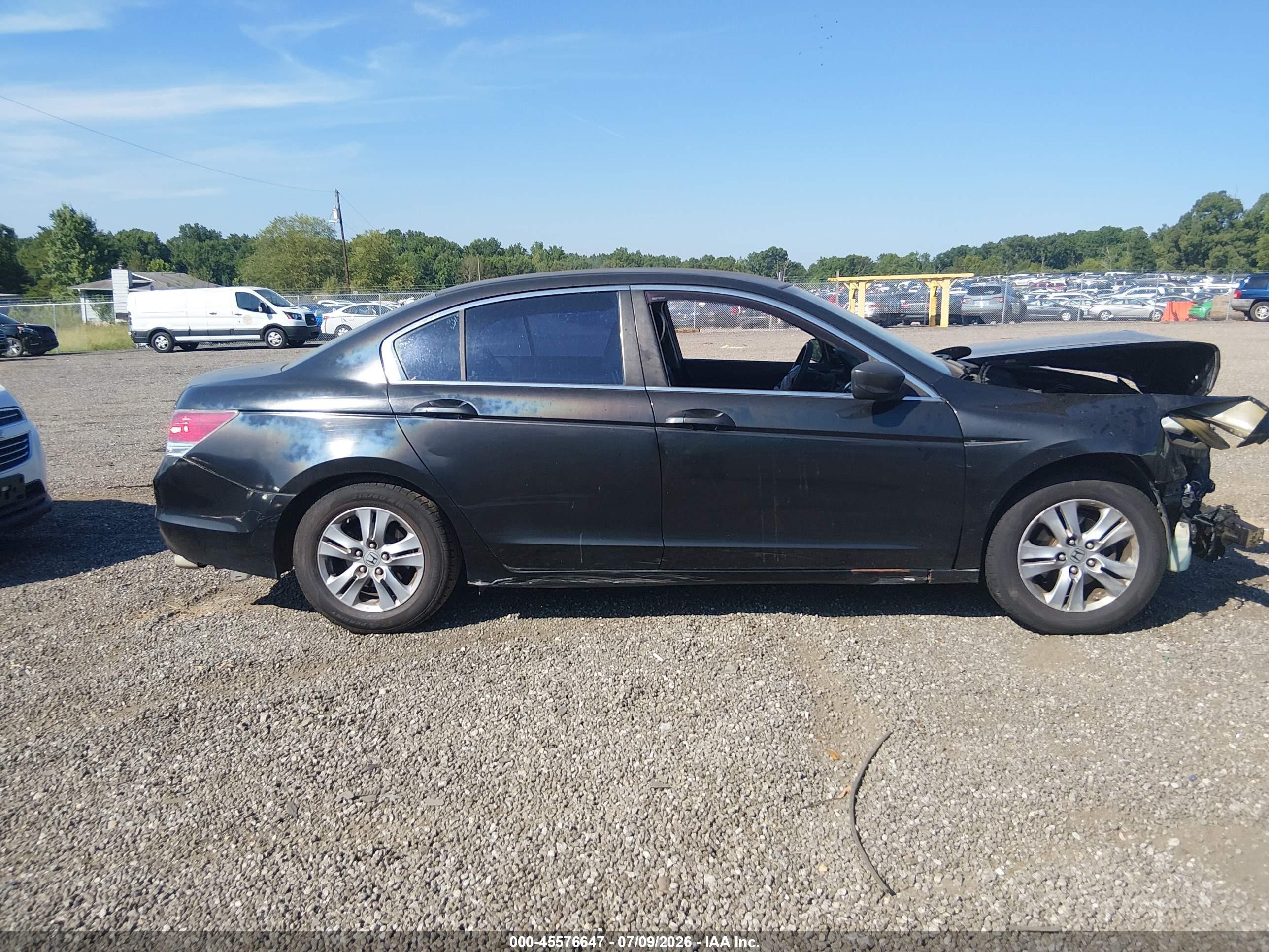 2012 Honda Accord 2.4 Se Black vin: 1HGCP2F69CA196147