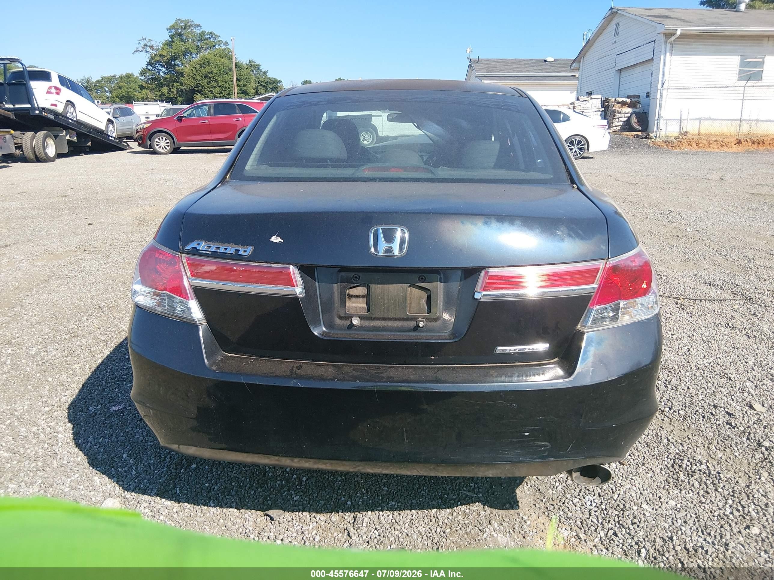 2012 Honda Accord 2.4 Se Black vin: 1HGCP2F69CA196147