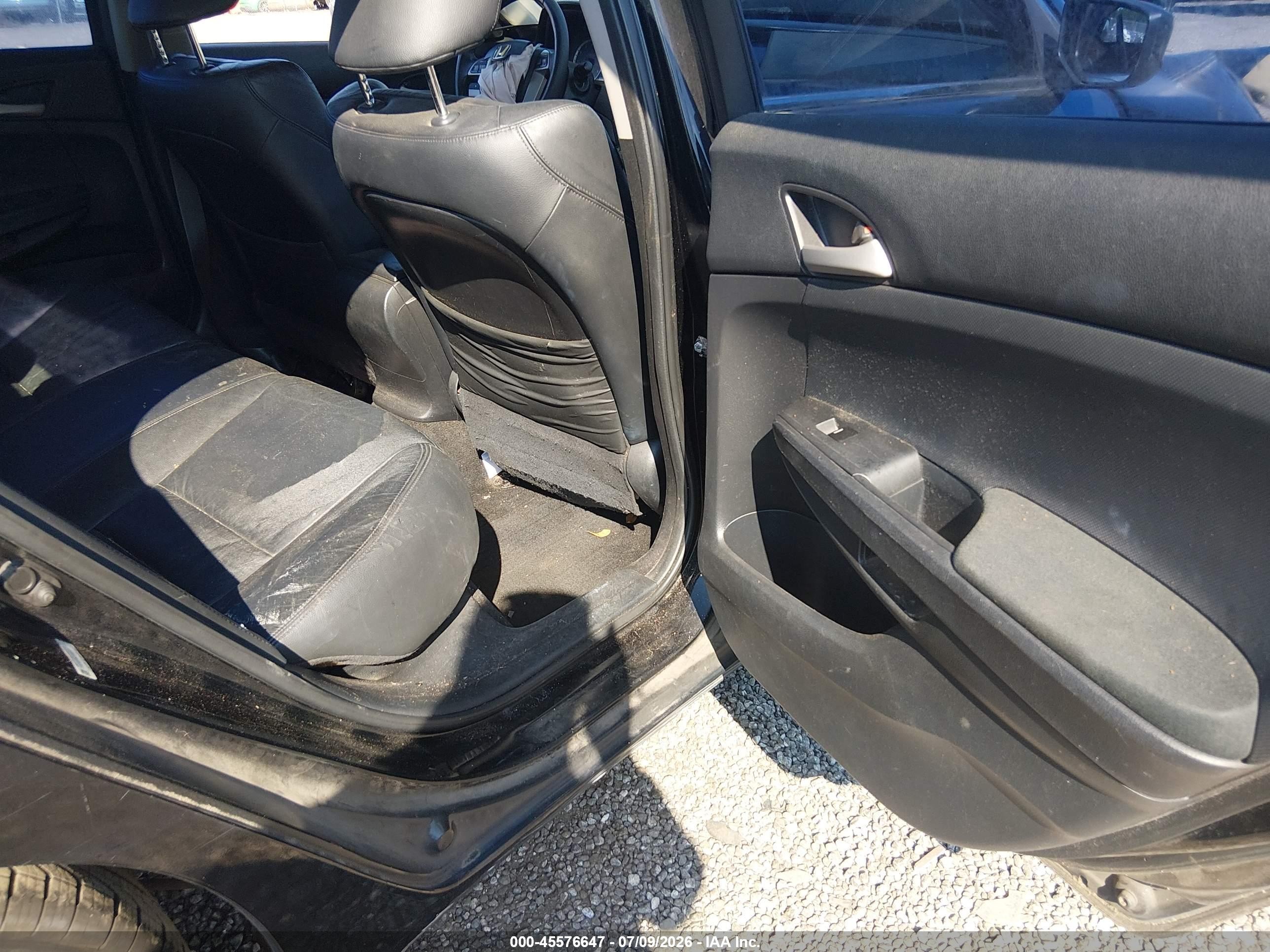 2012 Honda Accord 2.4 Se Black vin: 1HGCP2F69CA196147