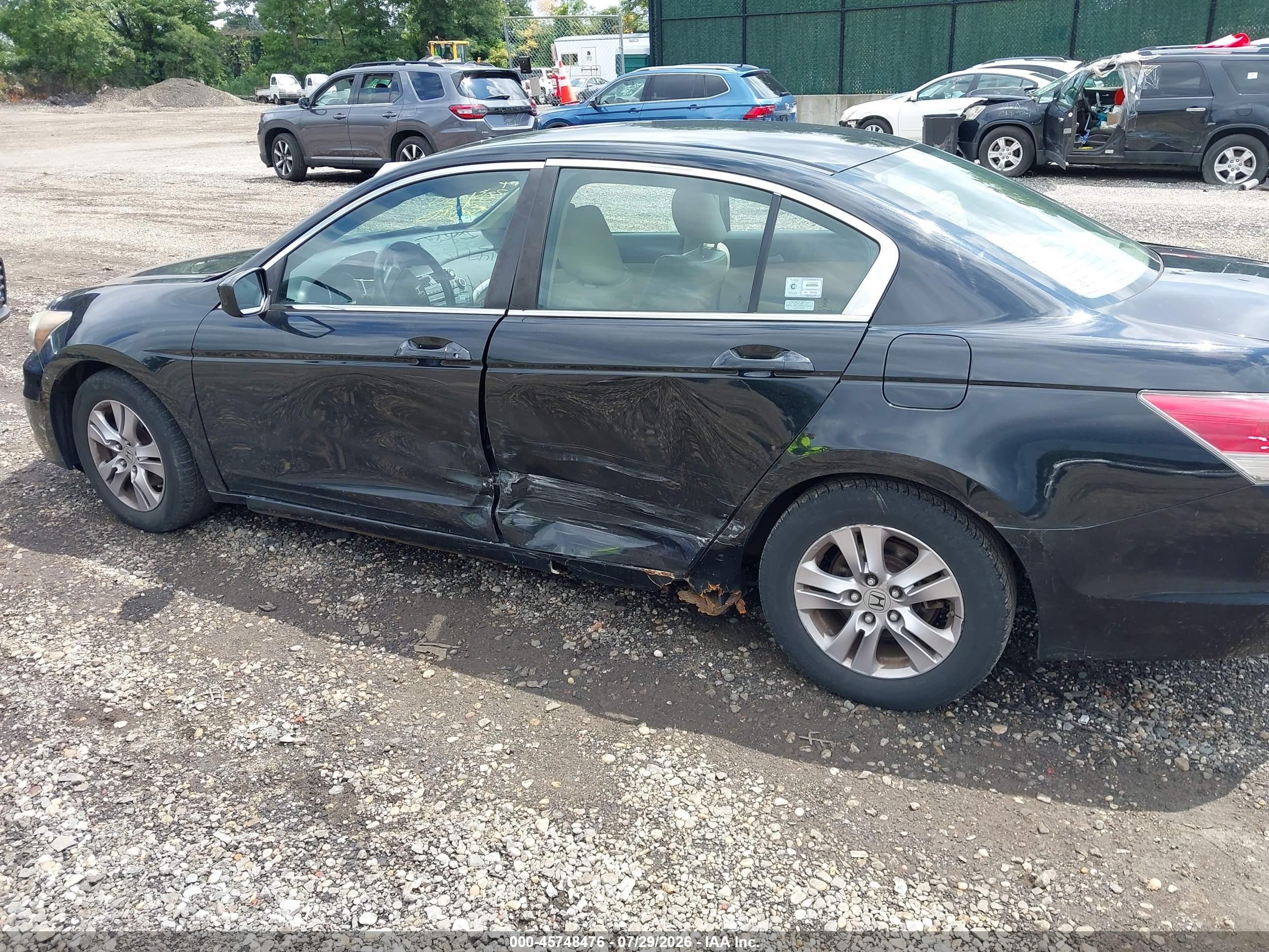 2012 Honda Accord 2.4 Se Black vin: 1HGCP2F69CA208345