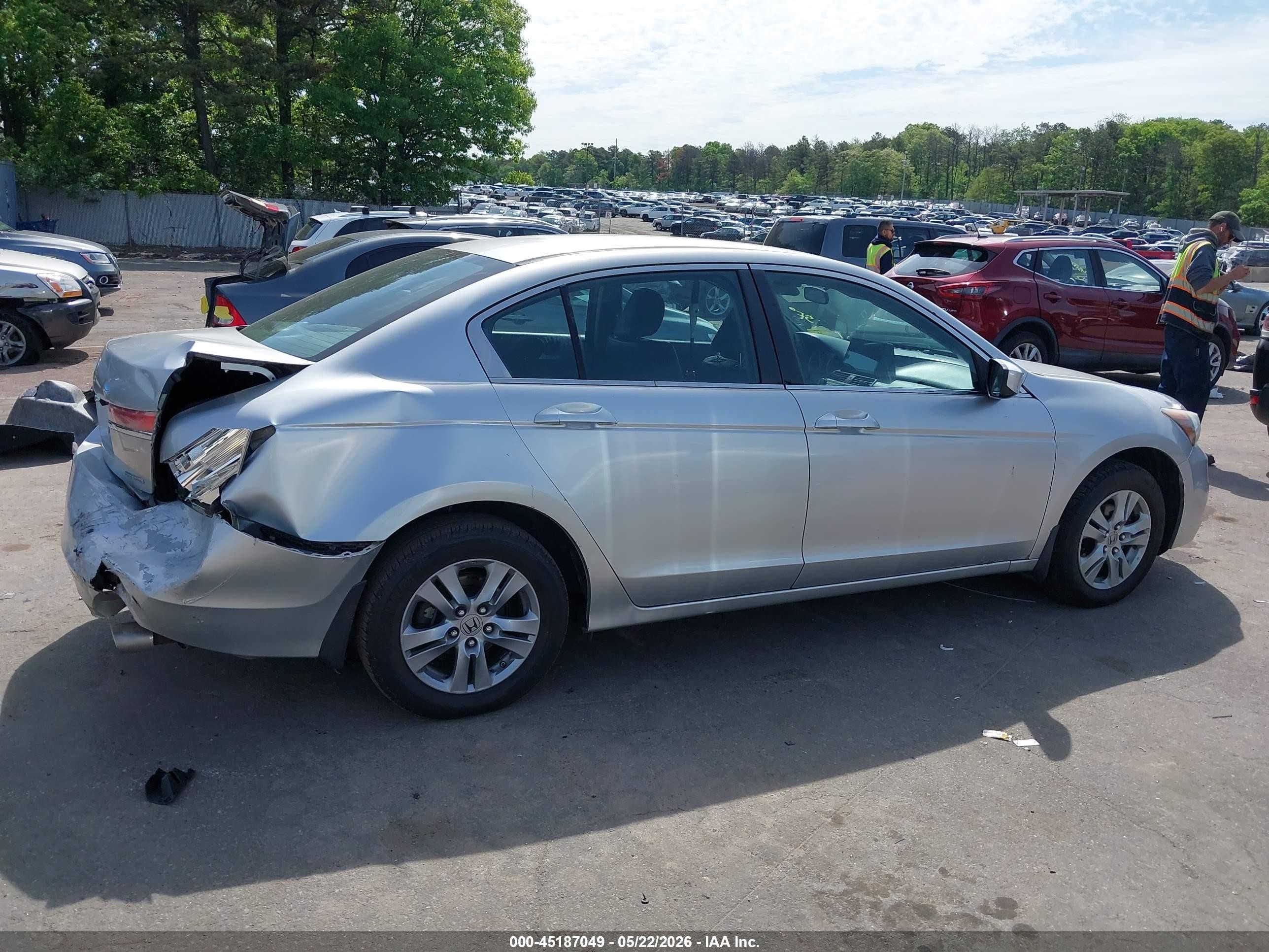 2012 Honda Accord 2.4 Se Silver vin: 1HGCP2F69CA214307