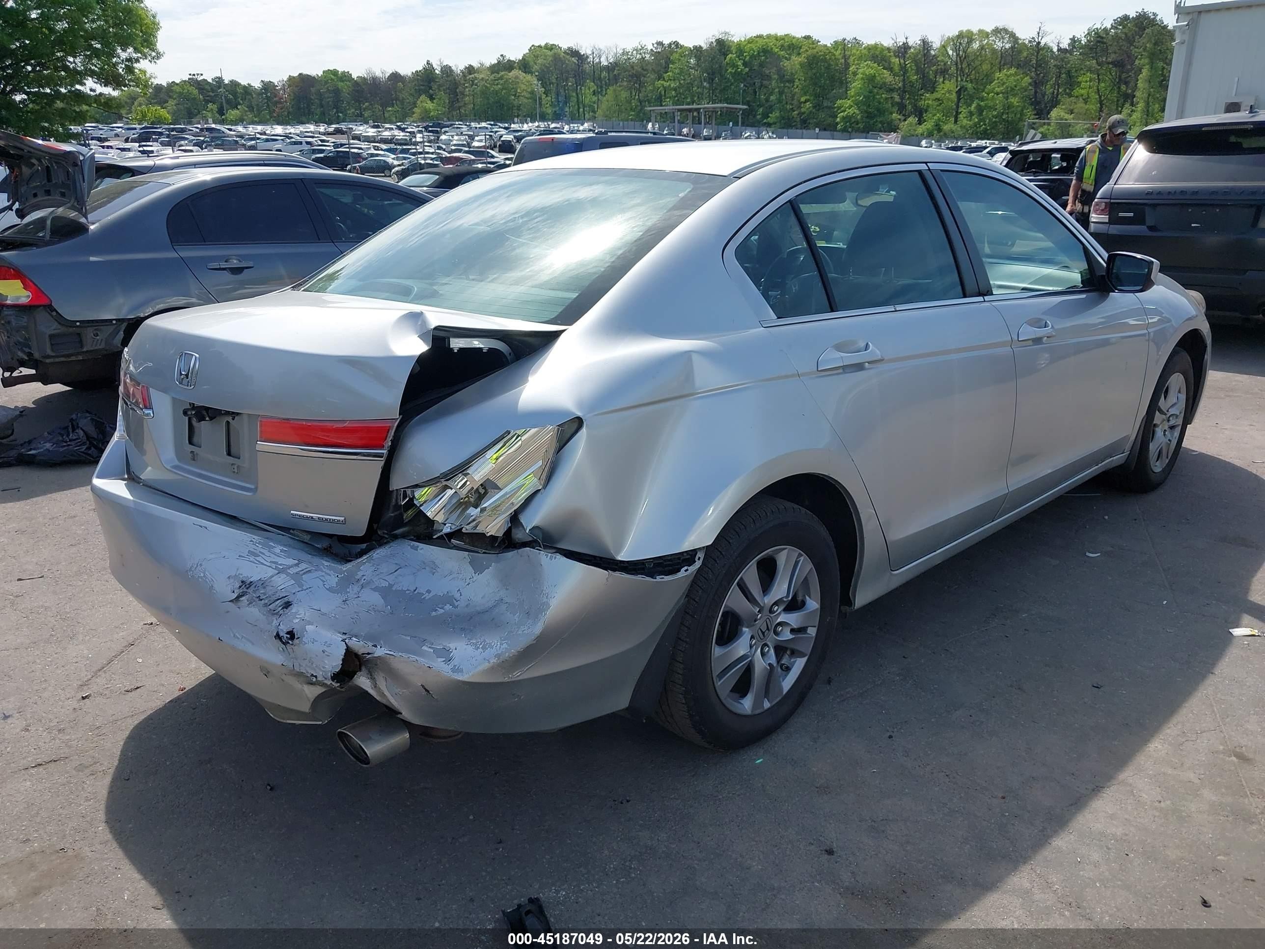 2012 Honda Accord 2.4 Se Silver vin: 1HGCP2F69CA214307