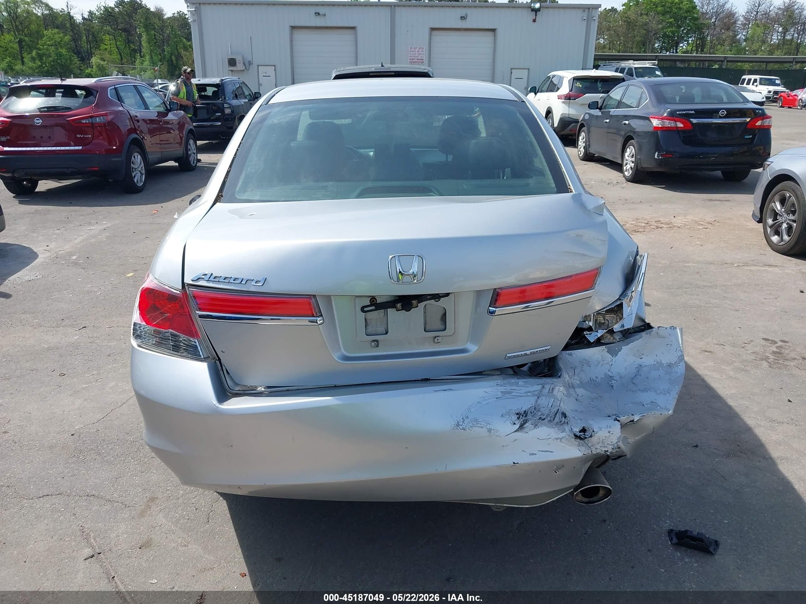 2012 Honda Accord 2.4 Se Silver vin: 1HGCP2F69CA214307