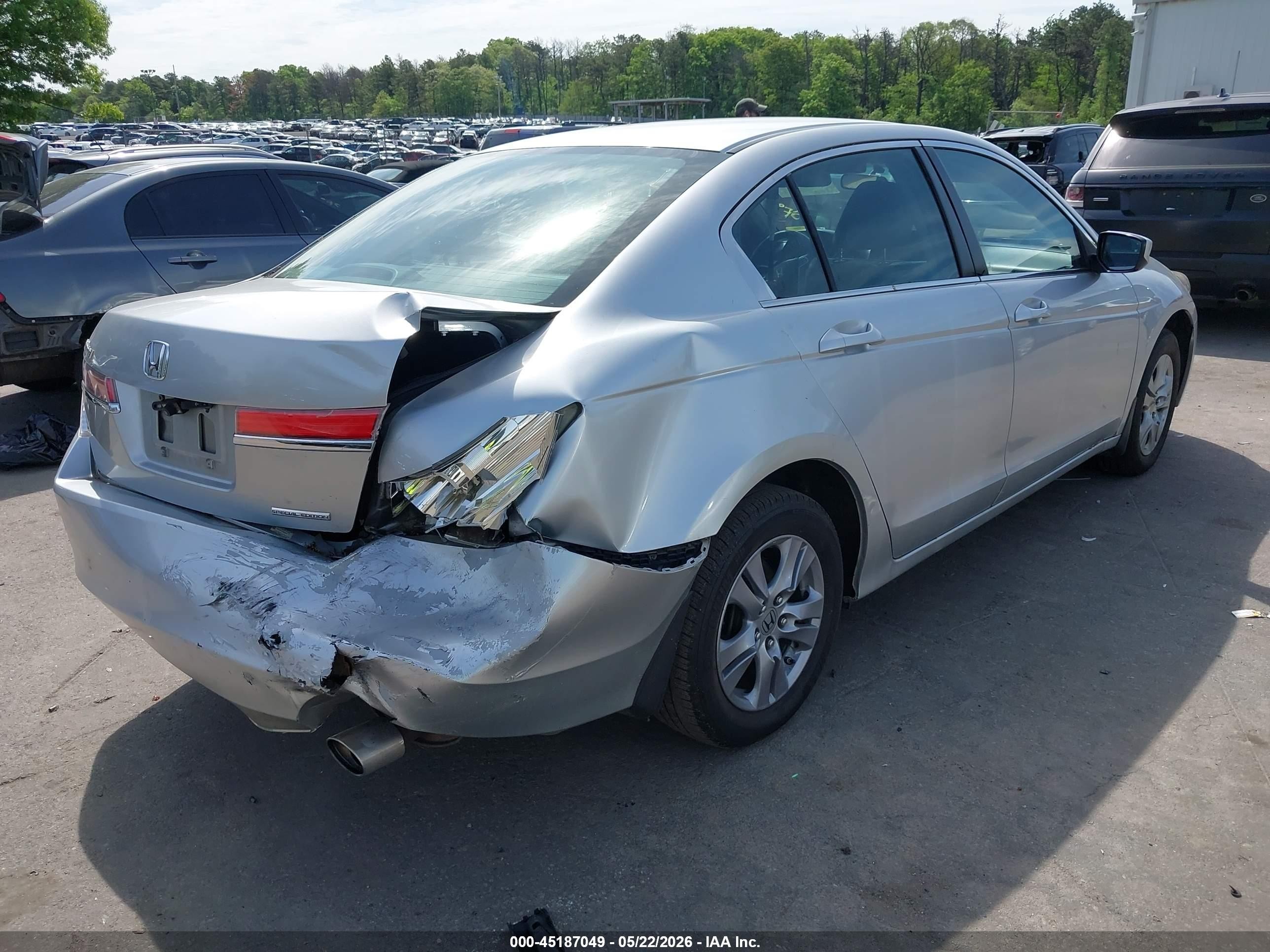 2012 Honda Accord 2.4 Se Silver vin: 1HGCP2F69CA214307