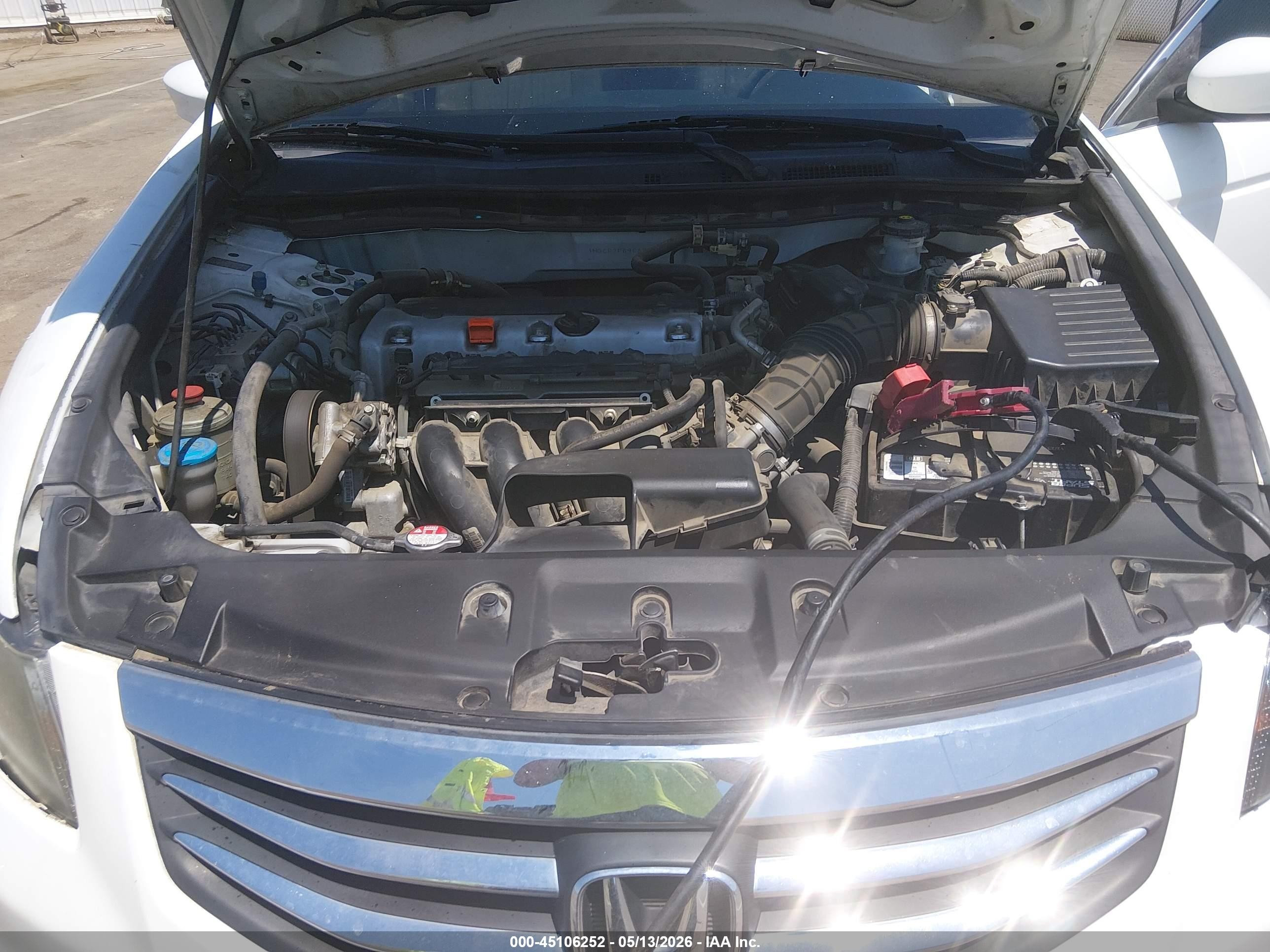 2012 Honda Accord 2.4 Se Белый vin: 1HGCP2F69CA221676