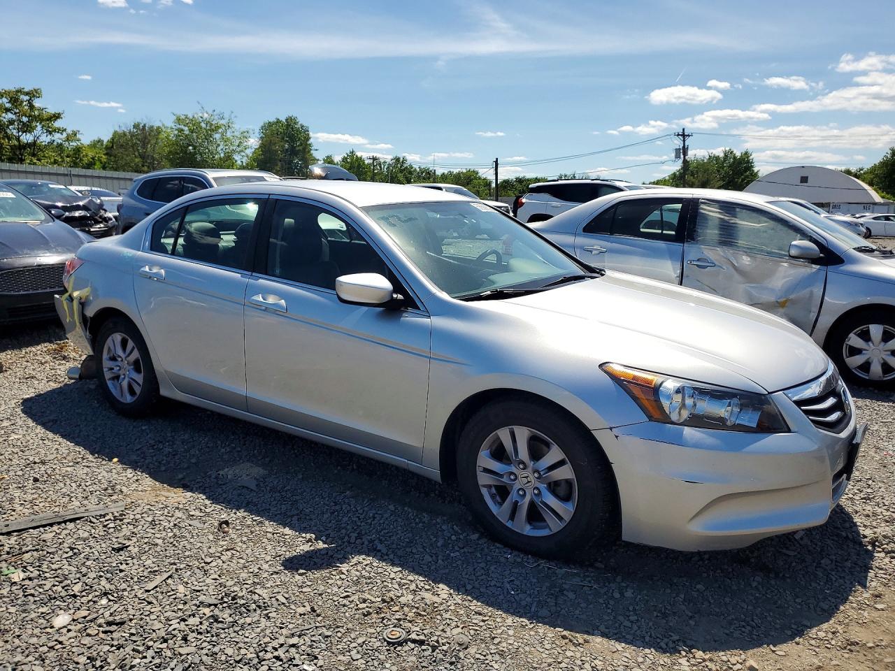 2012 Honda Accord Se Silver vin: 1HGCP2F69CA243970