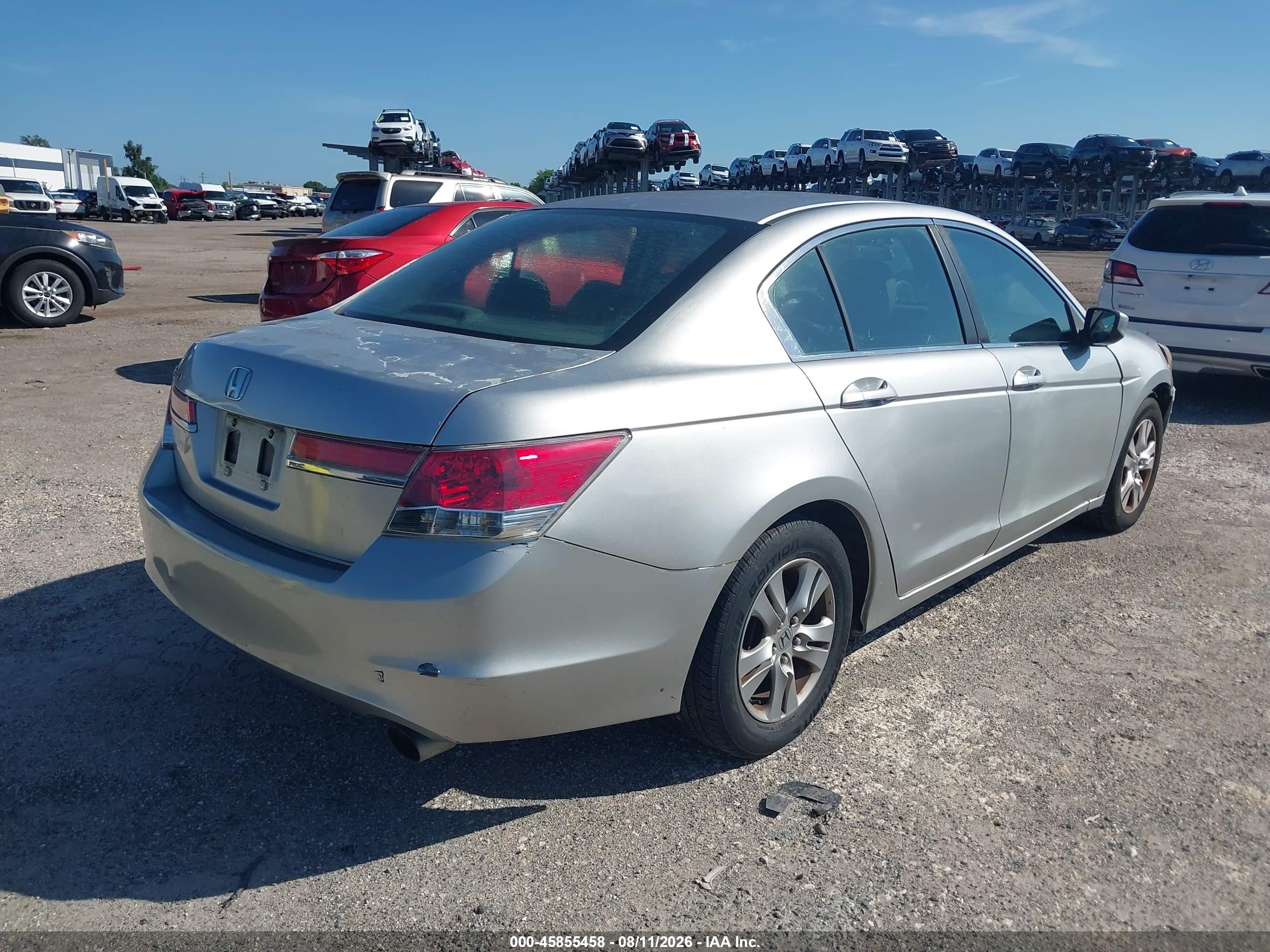 2011 Honda Accord 2.4 Se Silver vin: 1HGCP2F6XBA017984