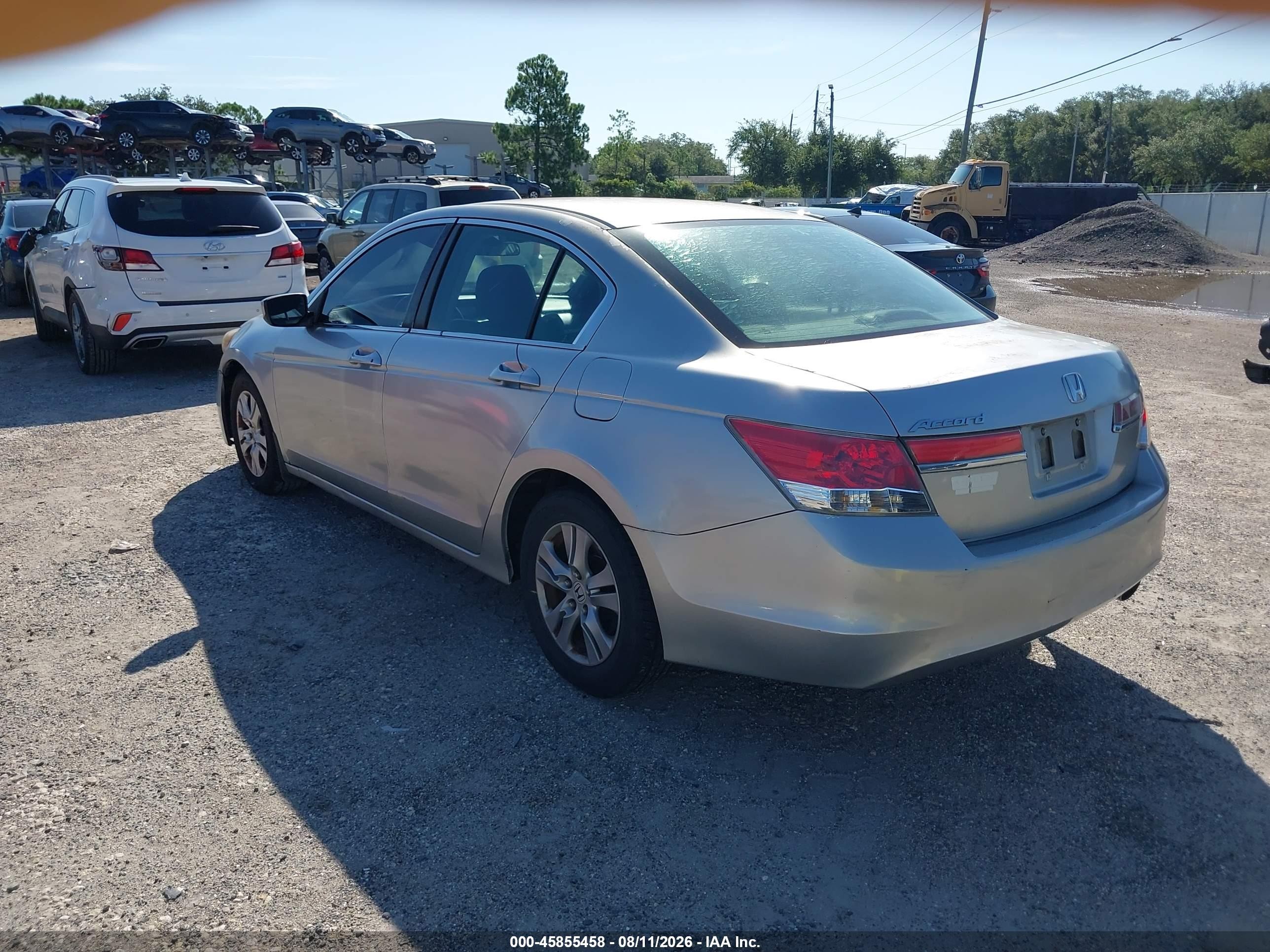 2011 Honda Accord 2.4 Se Silver vin: 1HGCP2F6XBA017984