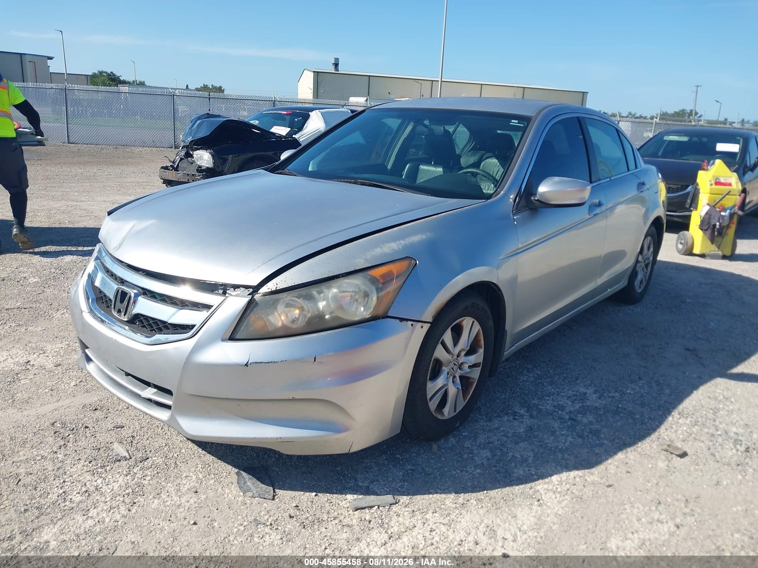 2011 Honda Accord 2.4 Se Silver vin: 1HGCP2F6XBA017984