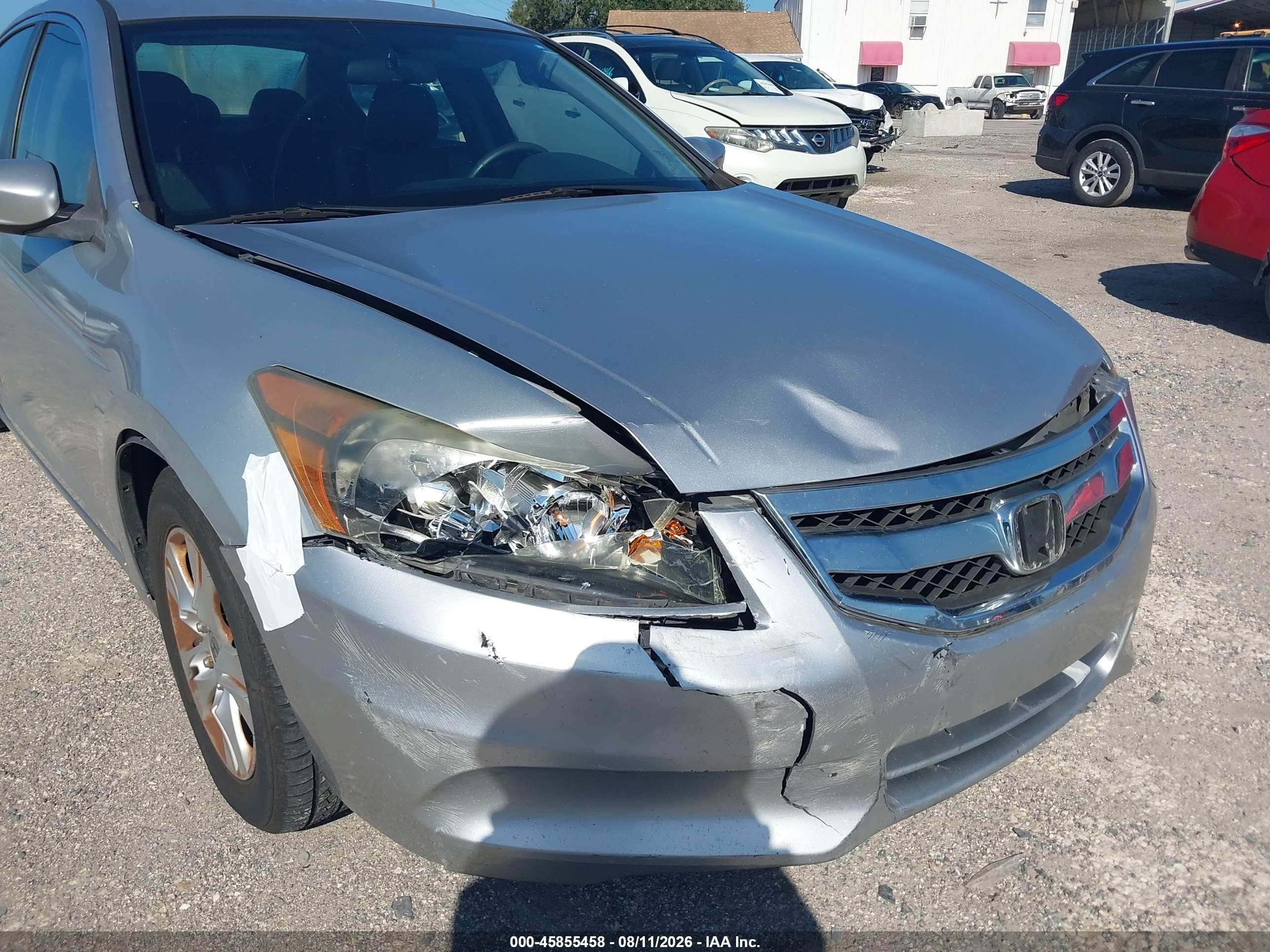 2011 Honda Accord 2.4 Se Silver vin: 1HGCP2F6XBA017984