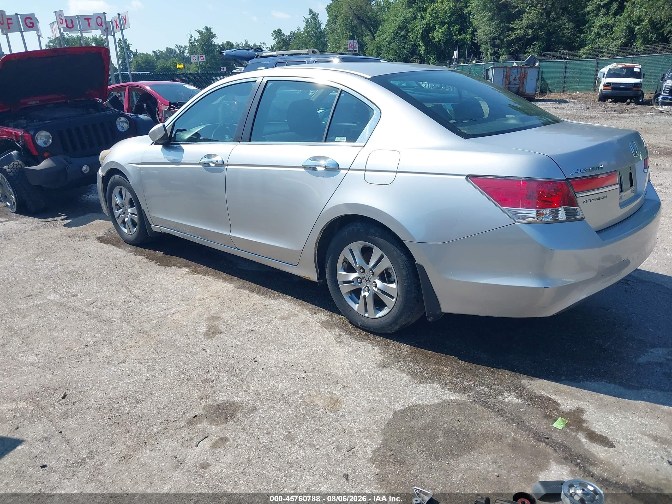 2011 Honda Accord 2.4 Se Silver vin: 1HGCP2F6XBA050547