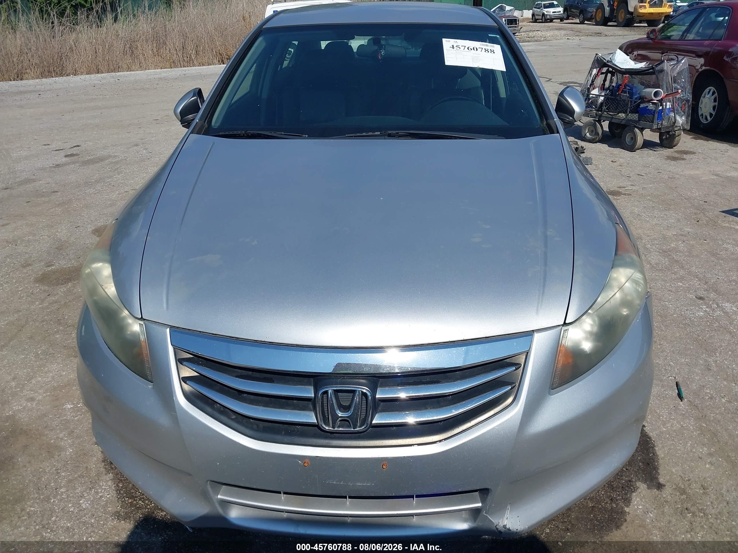 2011 Honda Accord 2.4 Se Silver vin: 1HGCP2F6XBA050547