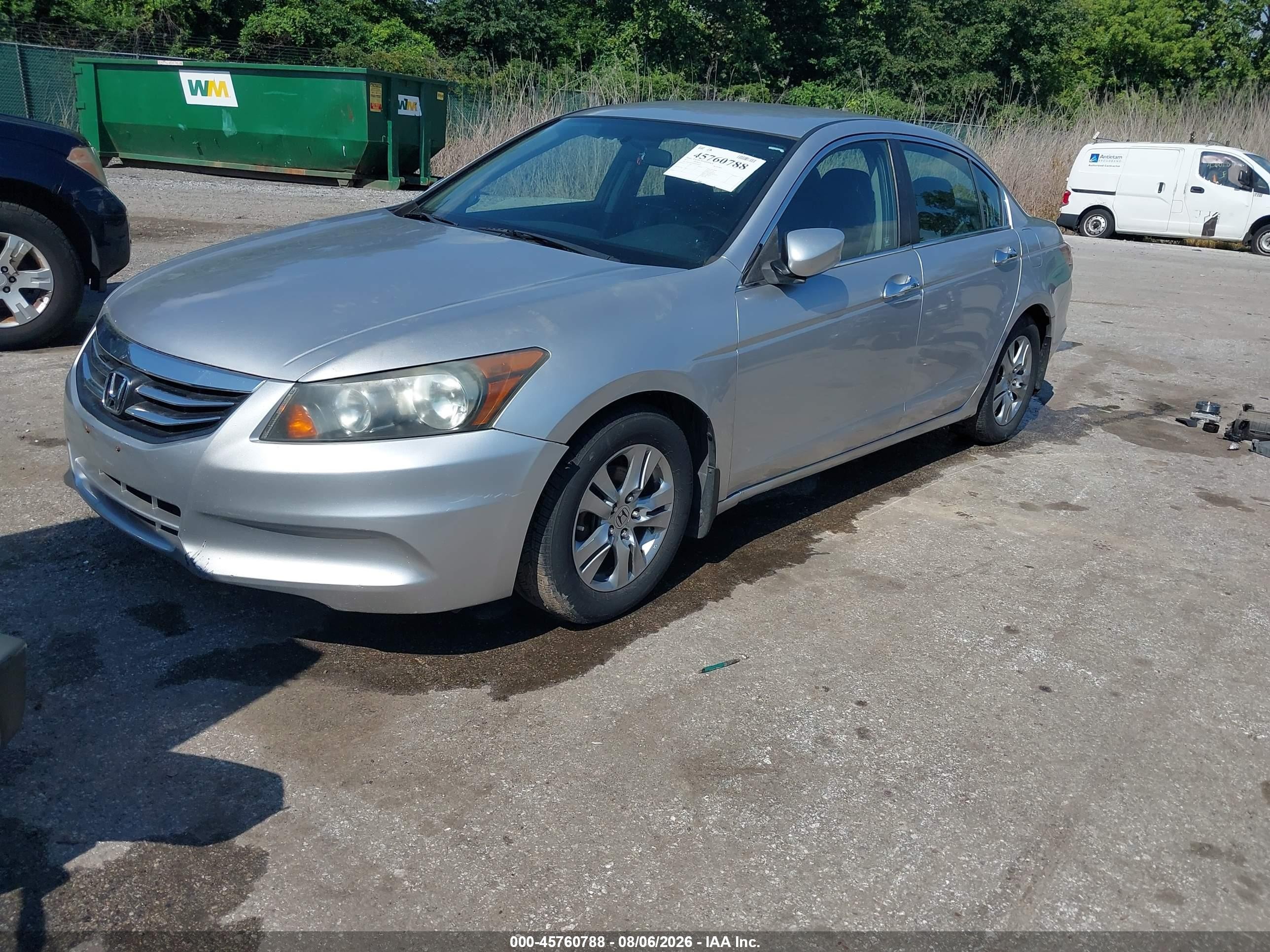 2011 Honda Accord 2.4 Se Silver vin: 1HGCP2F6XBA050547