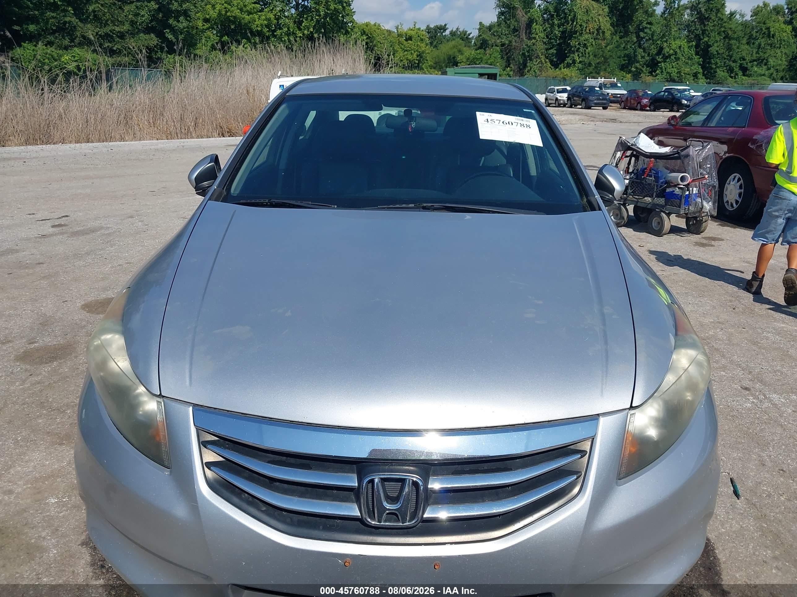 2011 Honda Accord 2.4 Se Silver vin: 1HGCP2F6XBA050547