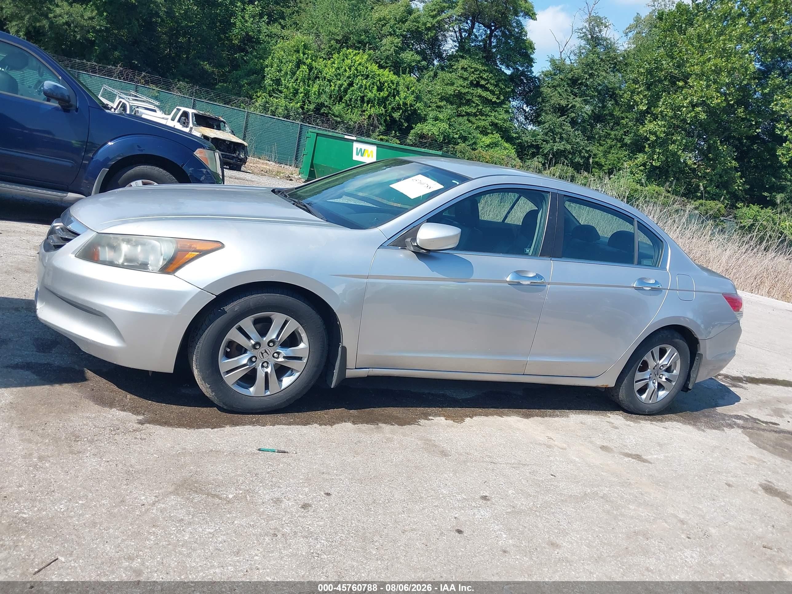 2011 Honda Accord 2.4 Se Silver vin: 1HGCP2F6XBA050547