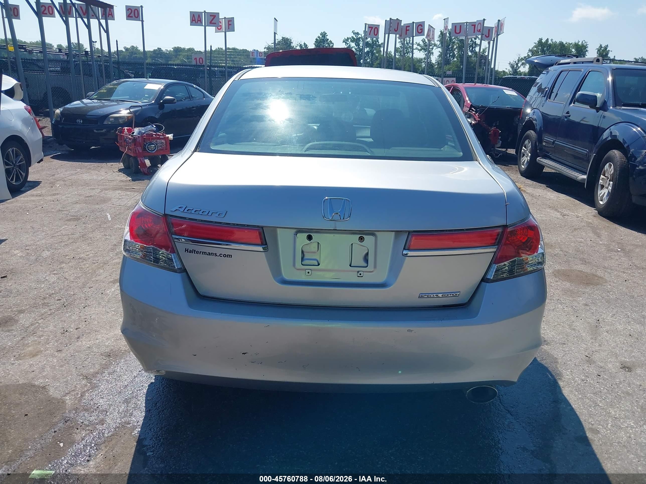 2011 Honda Accord 2.4 Se Silver vin: 1HGCP2F6XBA050547