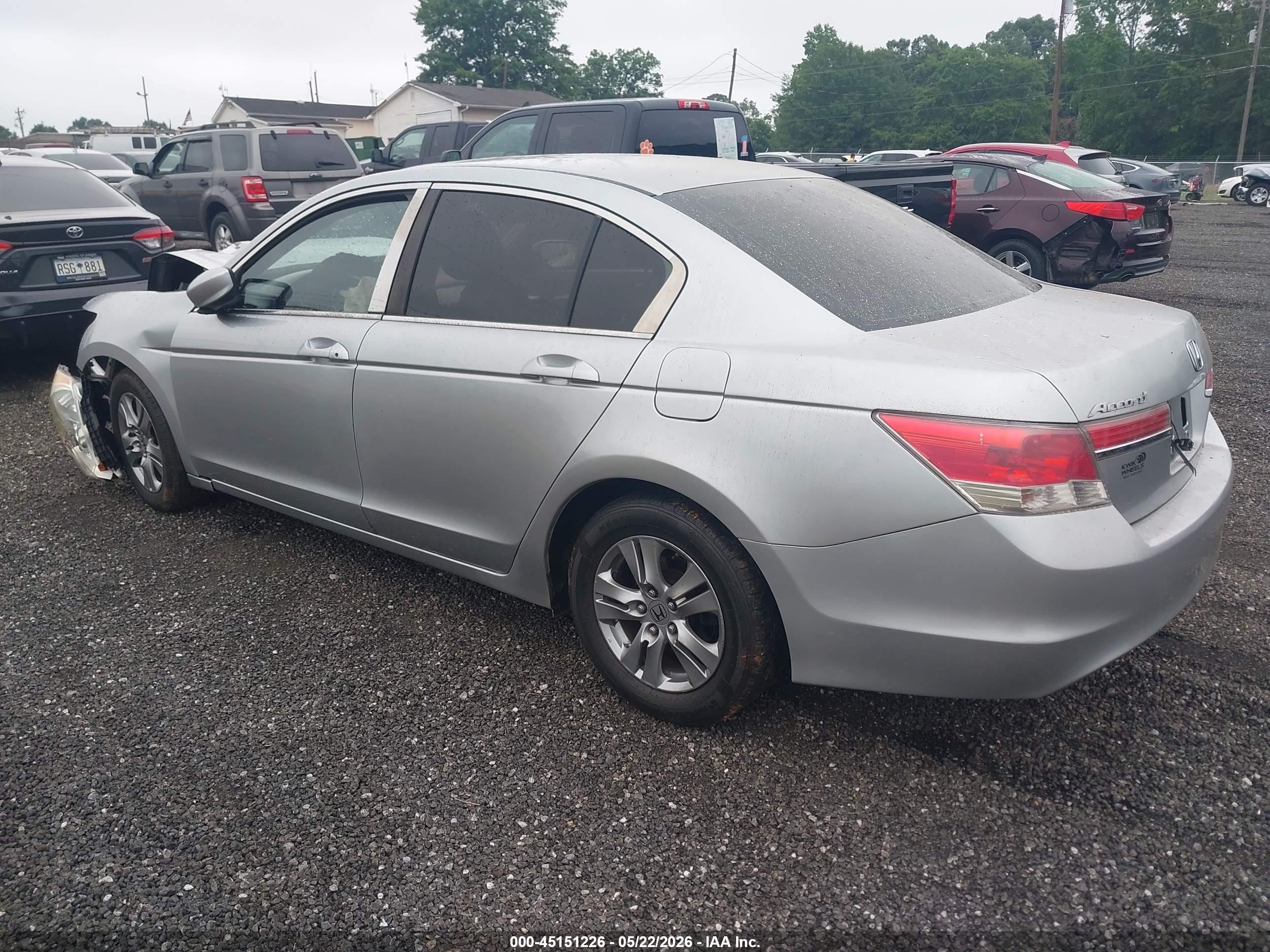 2011 Honda Accord 2.4 Se Silver vin: 1HGCP2F6XBA070412