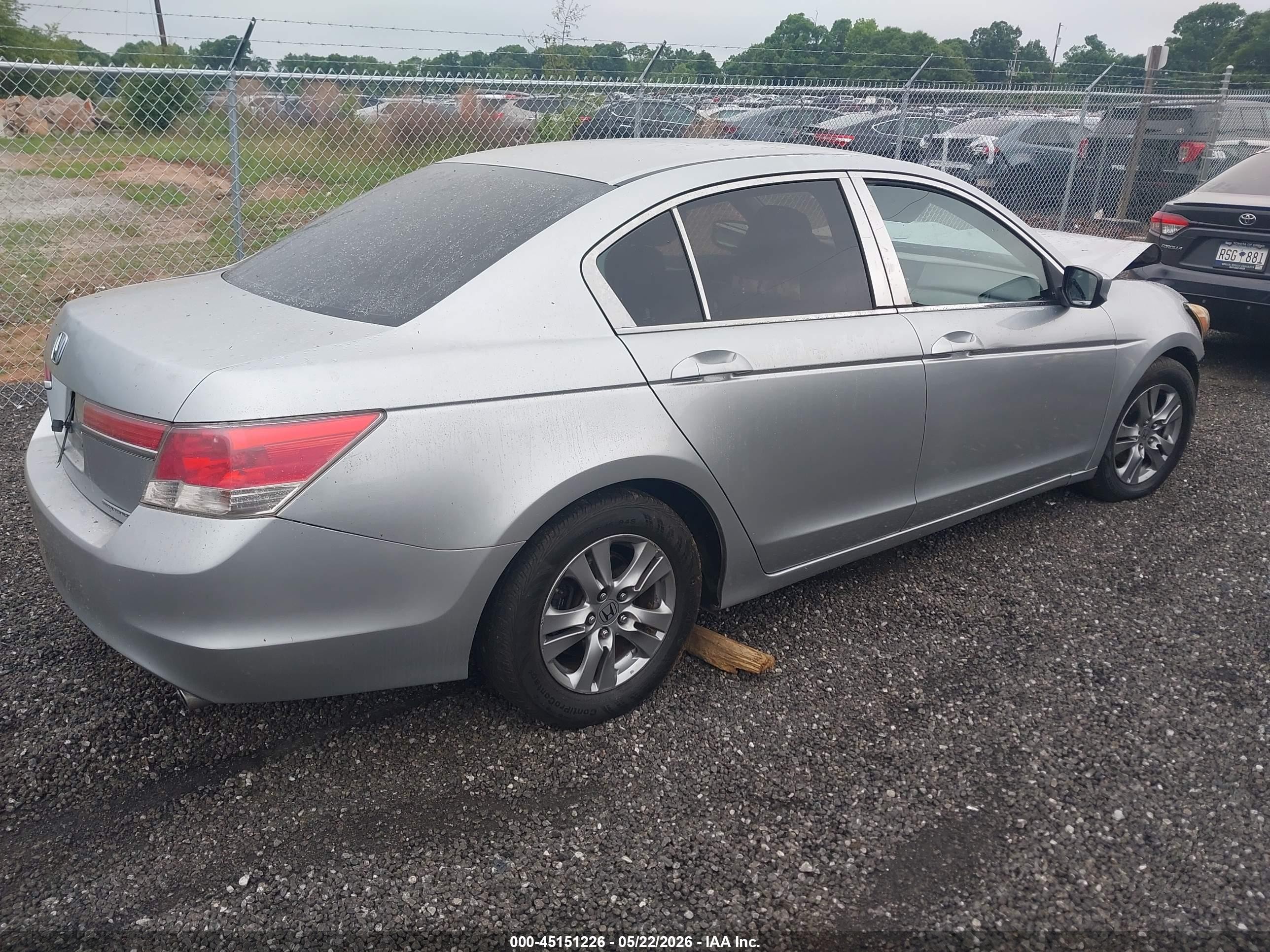 2011 Honda Accord 2.4 Se Silver vin: 1HGCP2F6XBA070412