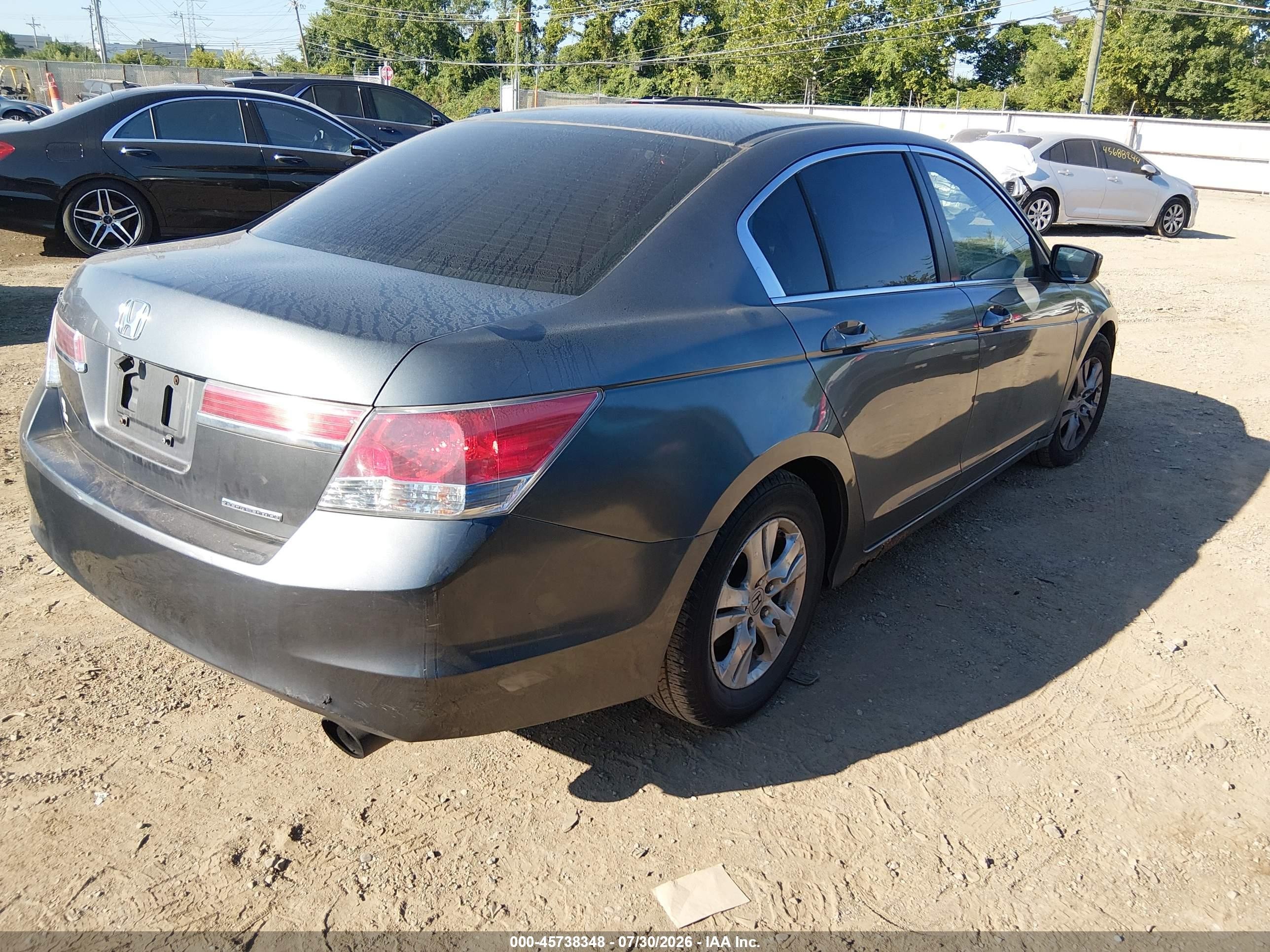 2011 Honda Accord 2.4 Se Бежевый vin: 1HGCP2F6XBA070684
