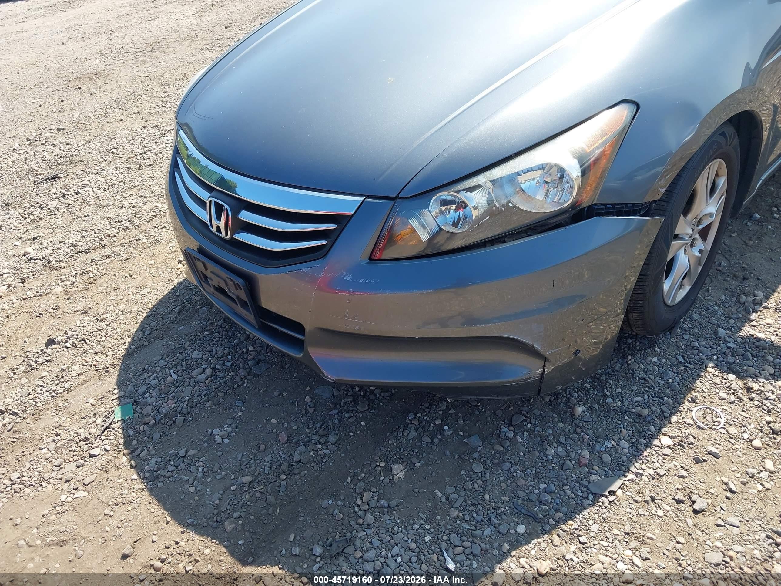2011 Honda Accord 2.4 Se Серый vin: 1HGCP2F6XBA090336