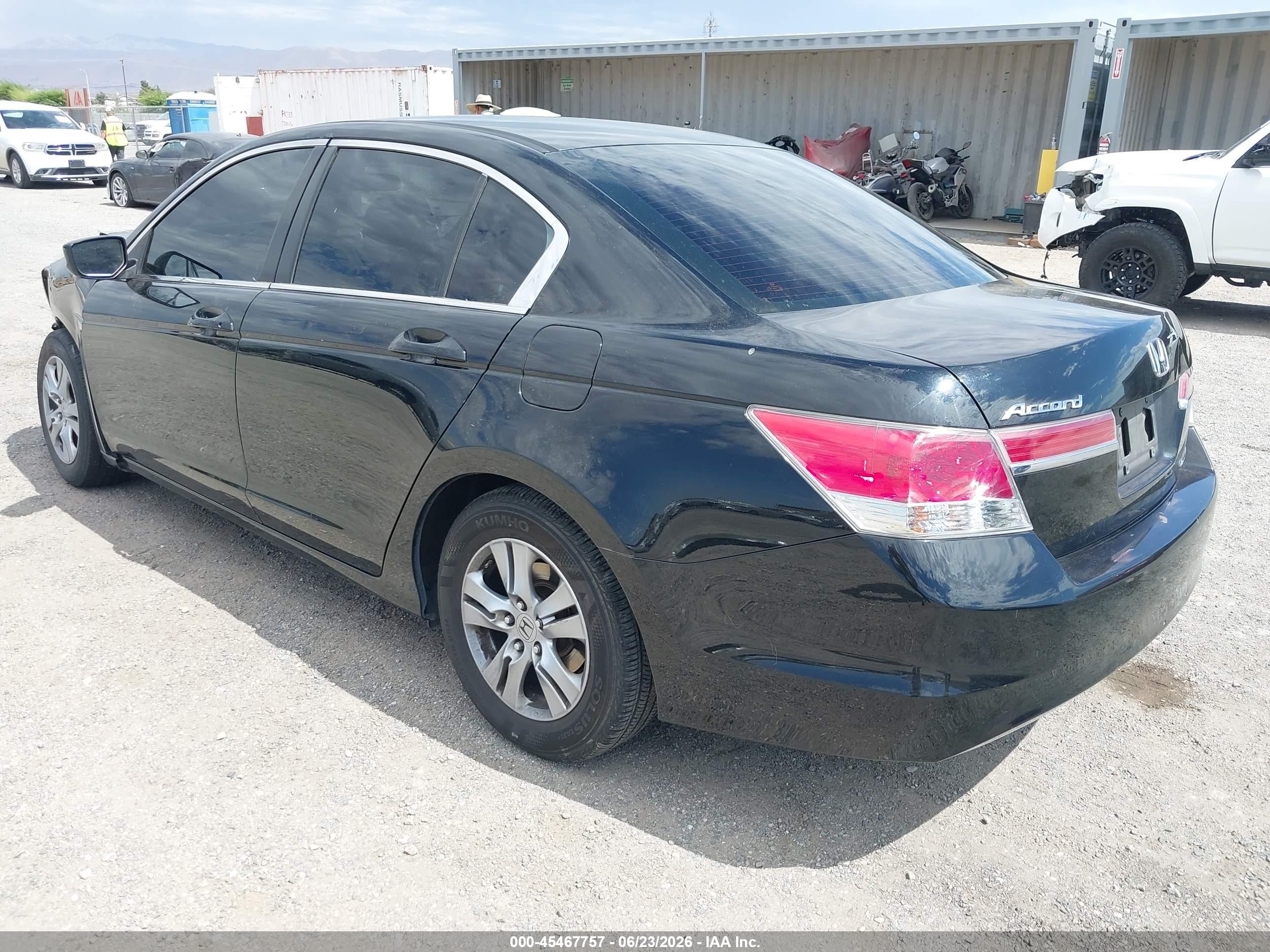 2011 Honda Accord 2.4 Se Black vin: 1HGCP2F6XBA117910