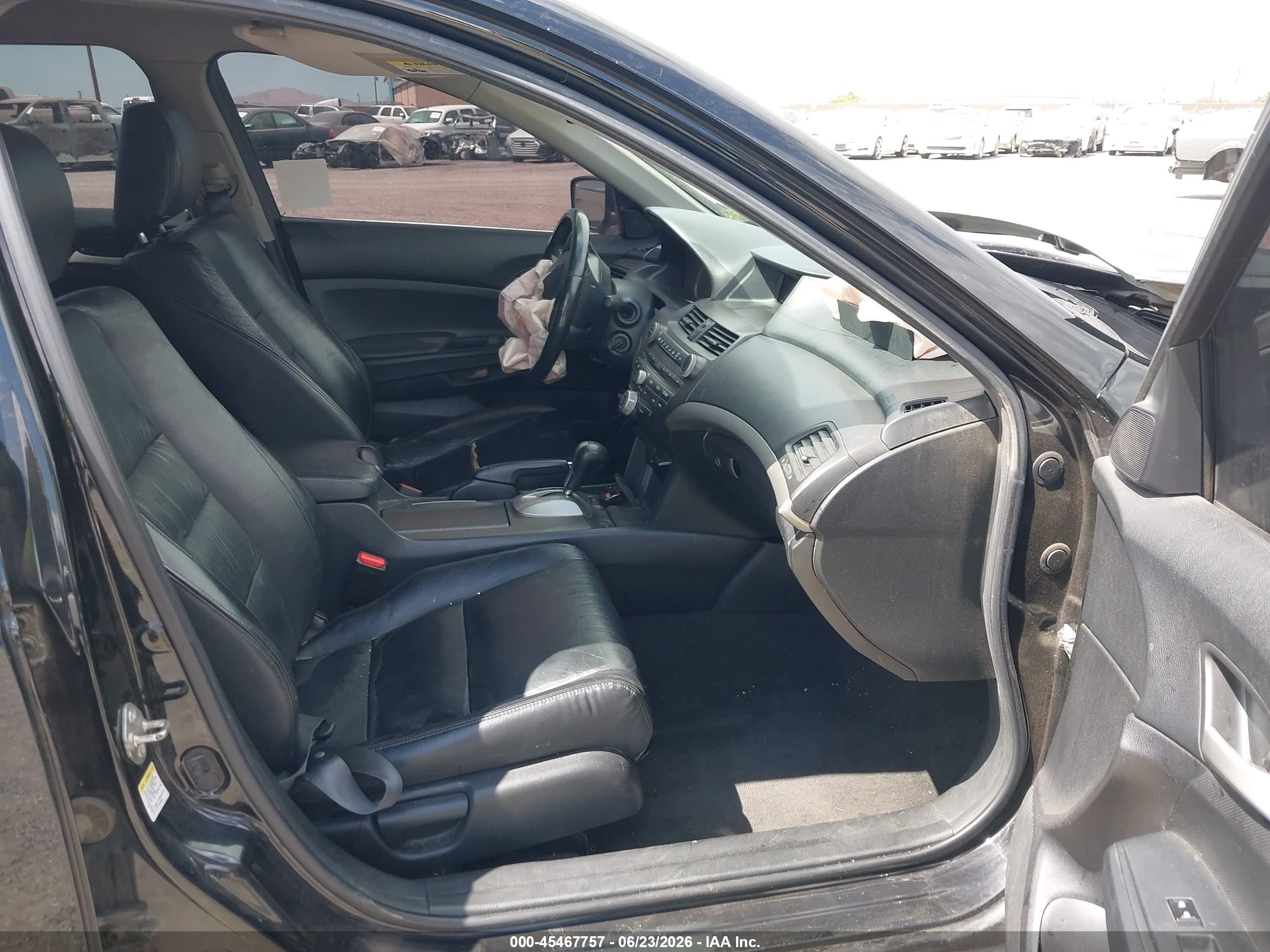 2011 Honda Accord 2.4 Se Black vin: 1HGCP2F6XBA117910