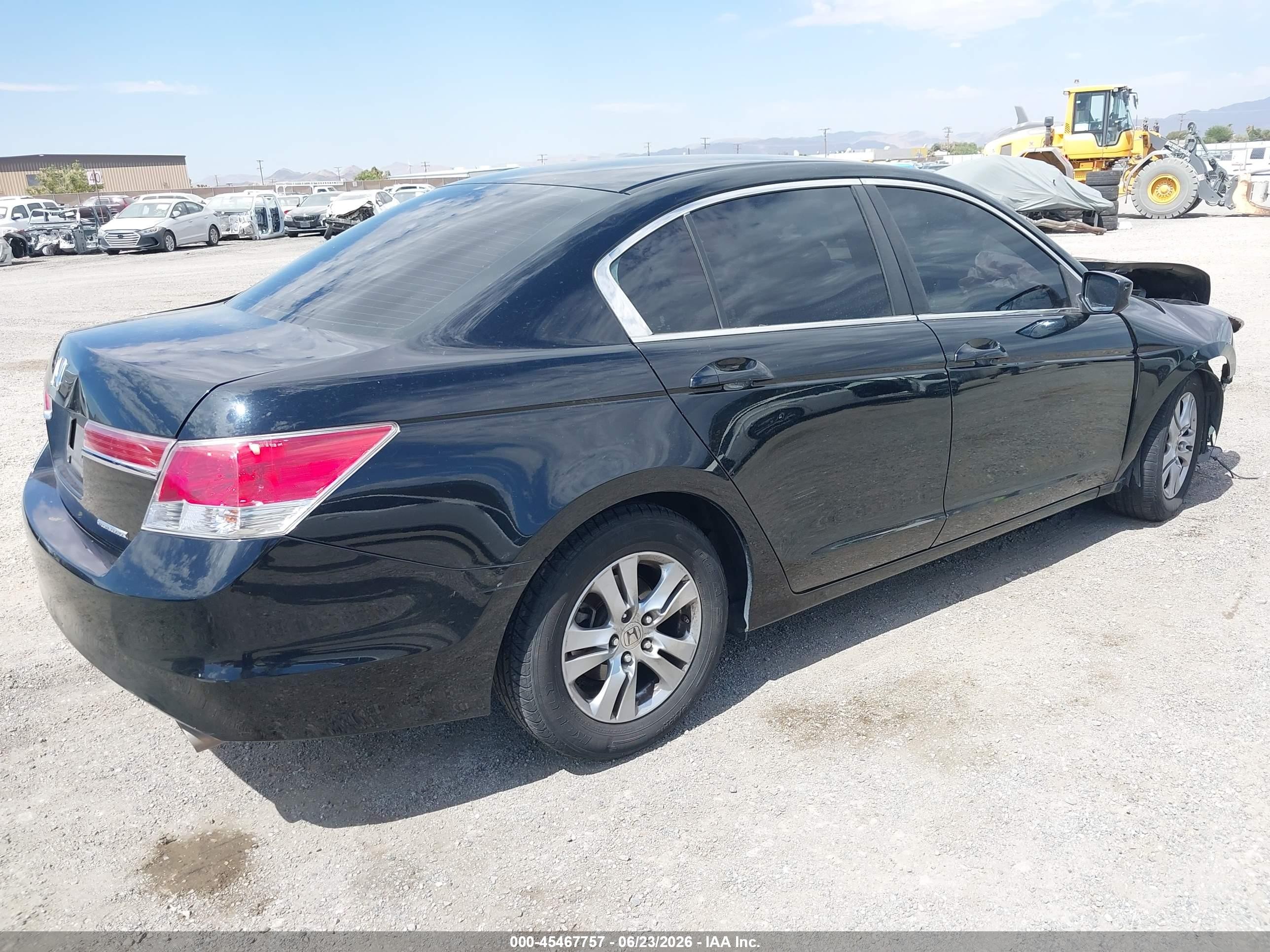 2011 Honda Accord 2.4 Se Black vin: 1HGCP2F6XBA117910