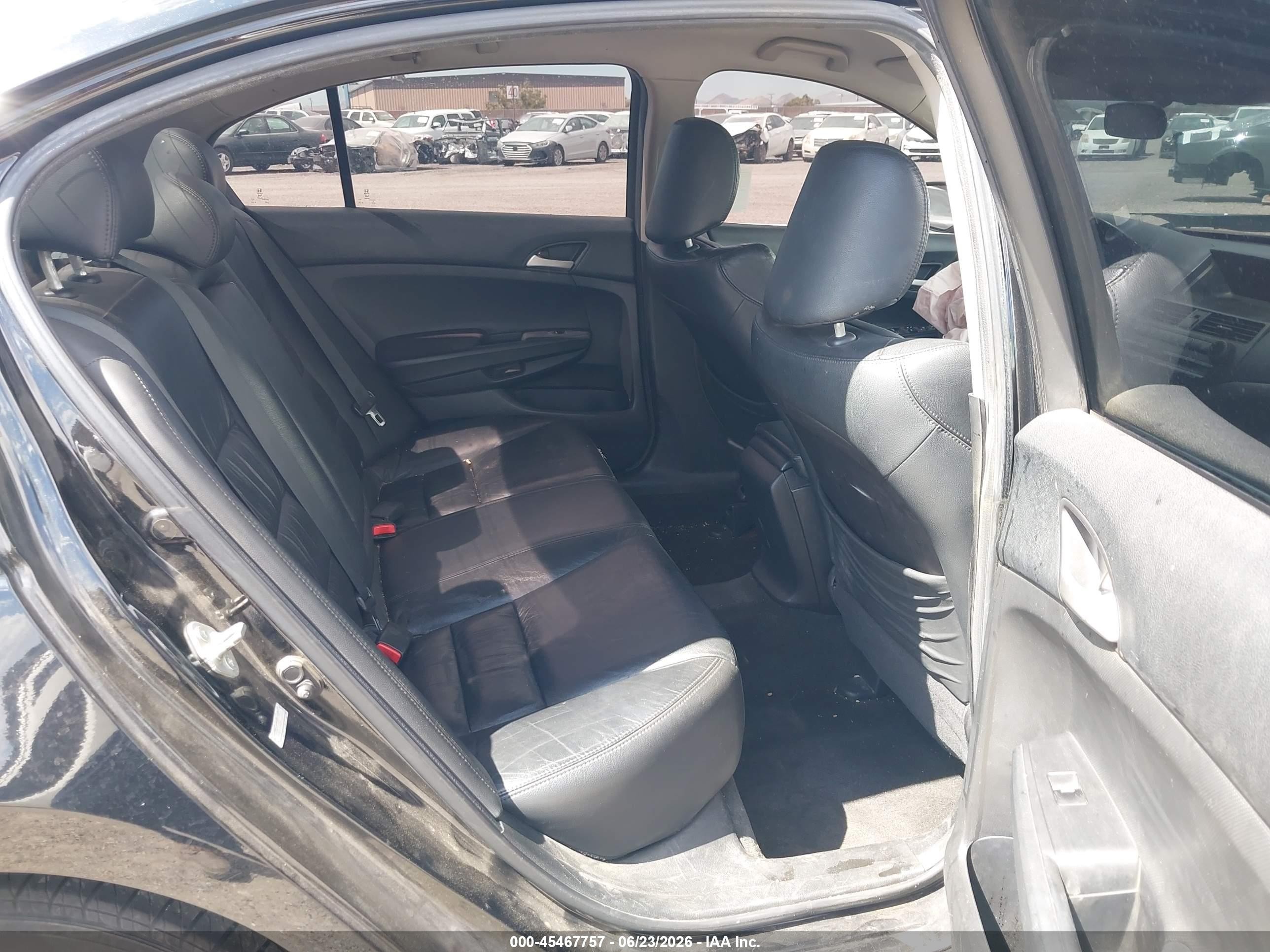 2011 Honda Accord 2.4 Se Black vin: 1HGCP2F6XBA117910