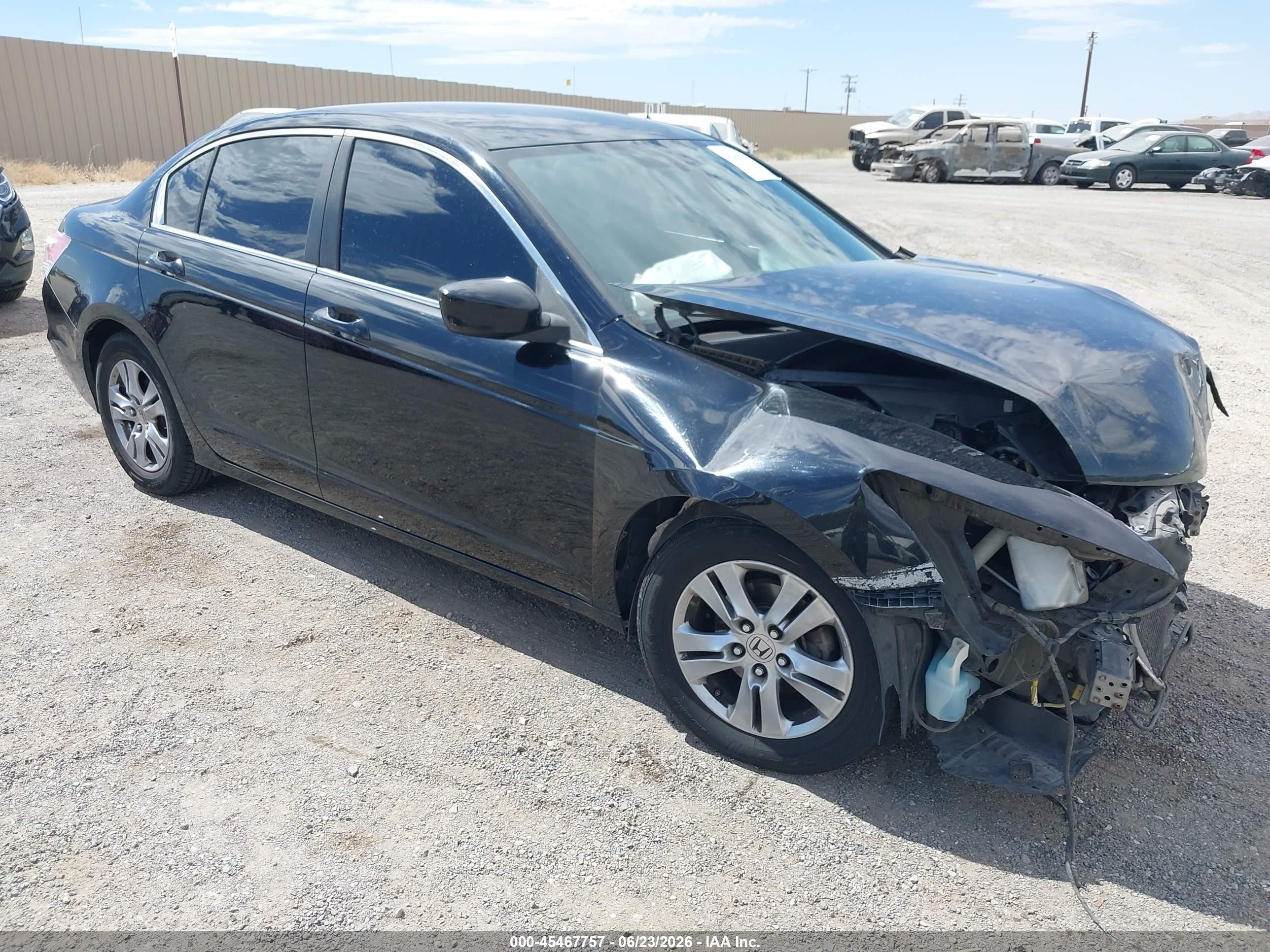 2011 Honda Accord 2.4 Se Black vin: 1HGCP2F6XBA117910