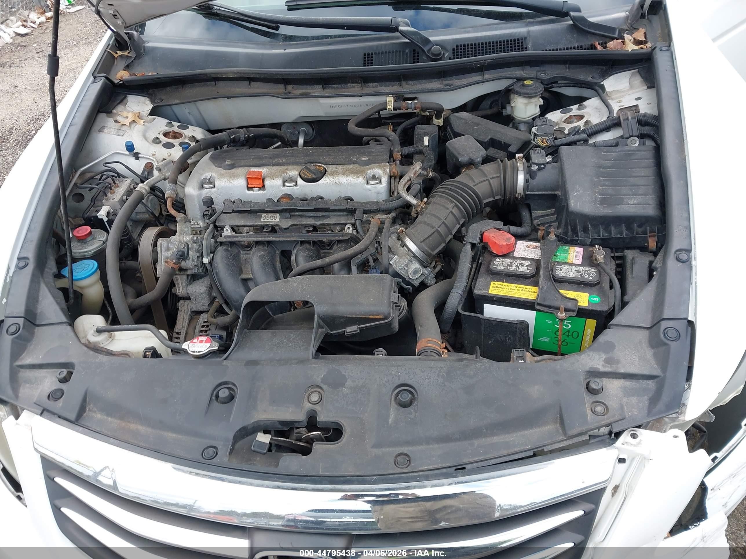 2011 Honda Accord 2.4 Se White vin: 1HGCP2F6XBA142614