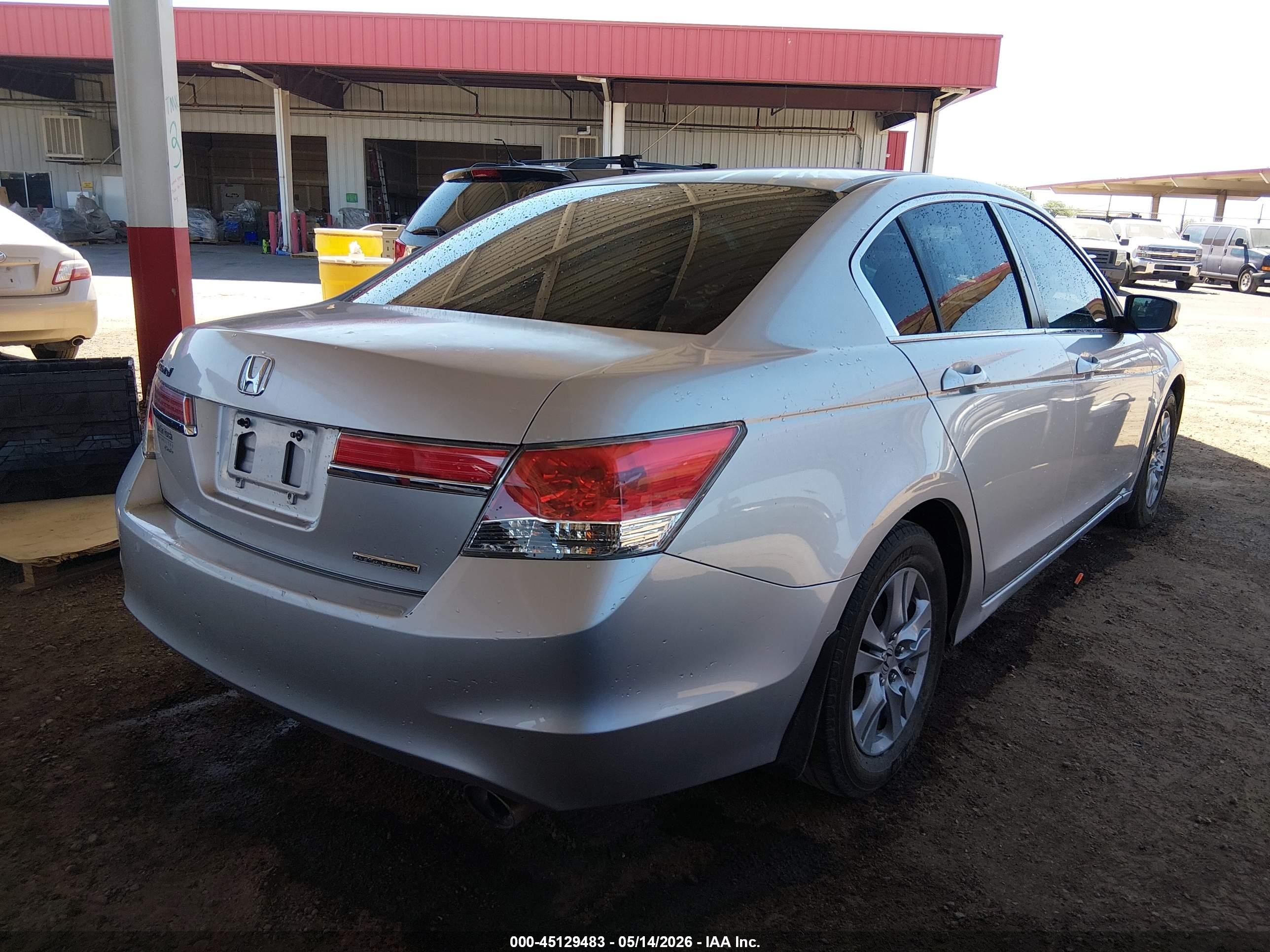 2011 Honda Accord 2.4 Se Серый vin: 1HGCP2F6XBA147179