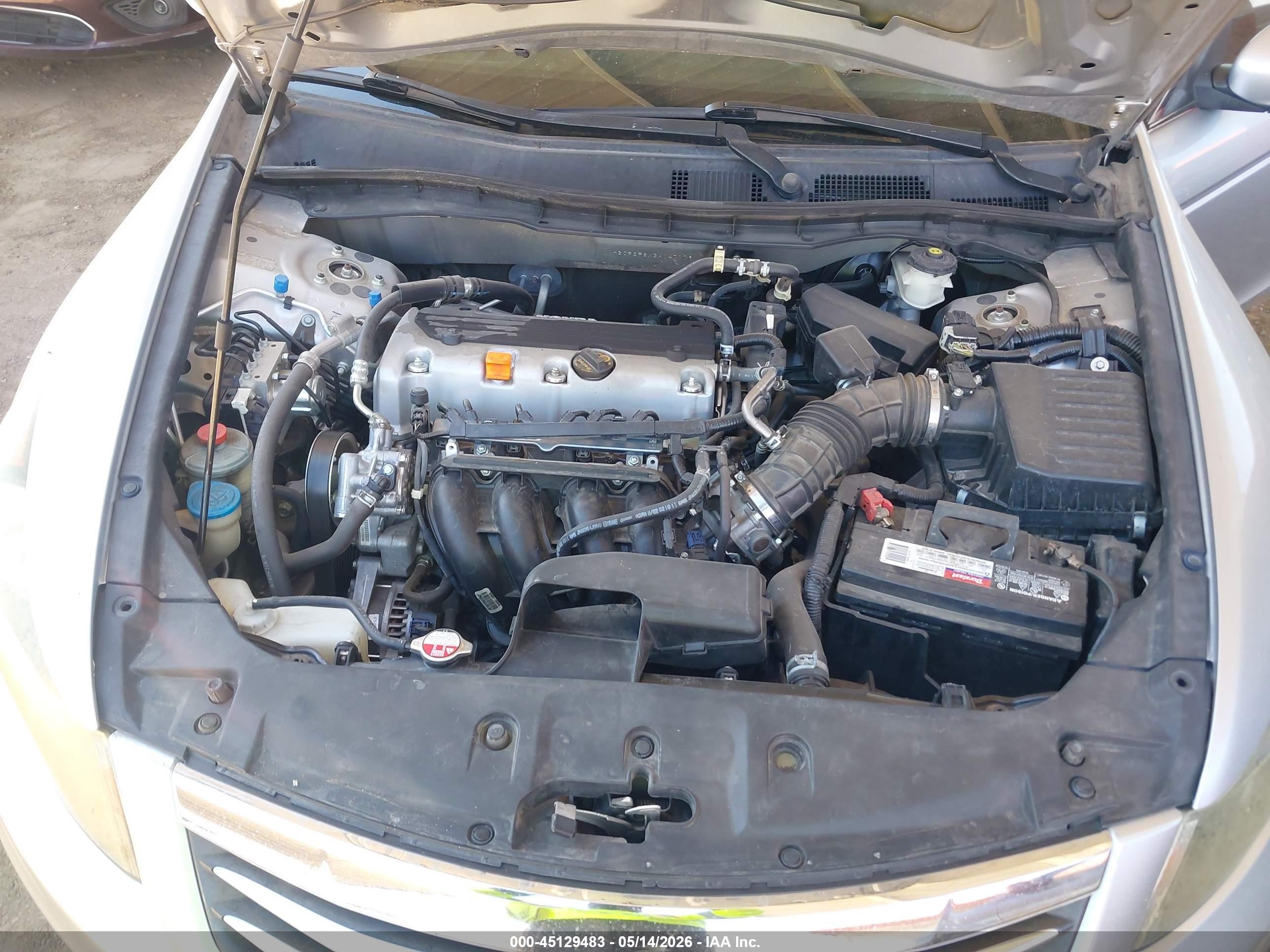 2011 Honda Accord 2.4 Se Серый vin: 1HGCP2F6XBA147179