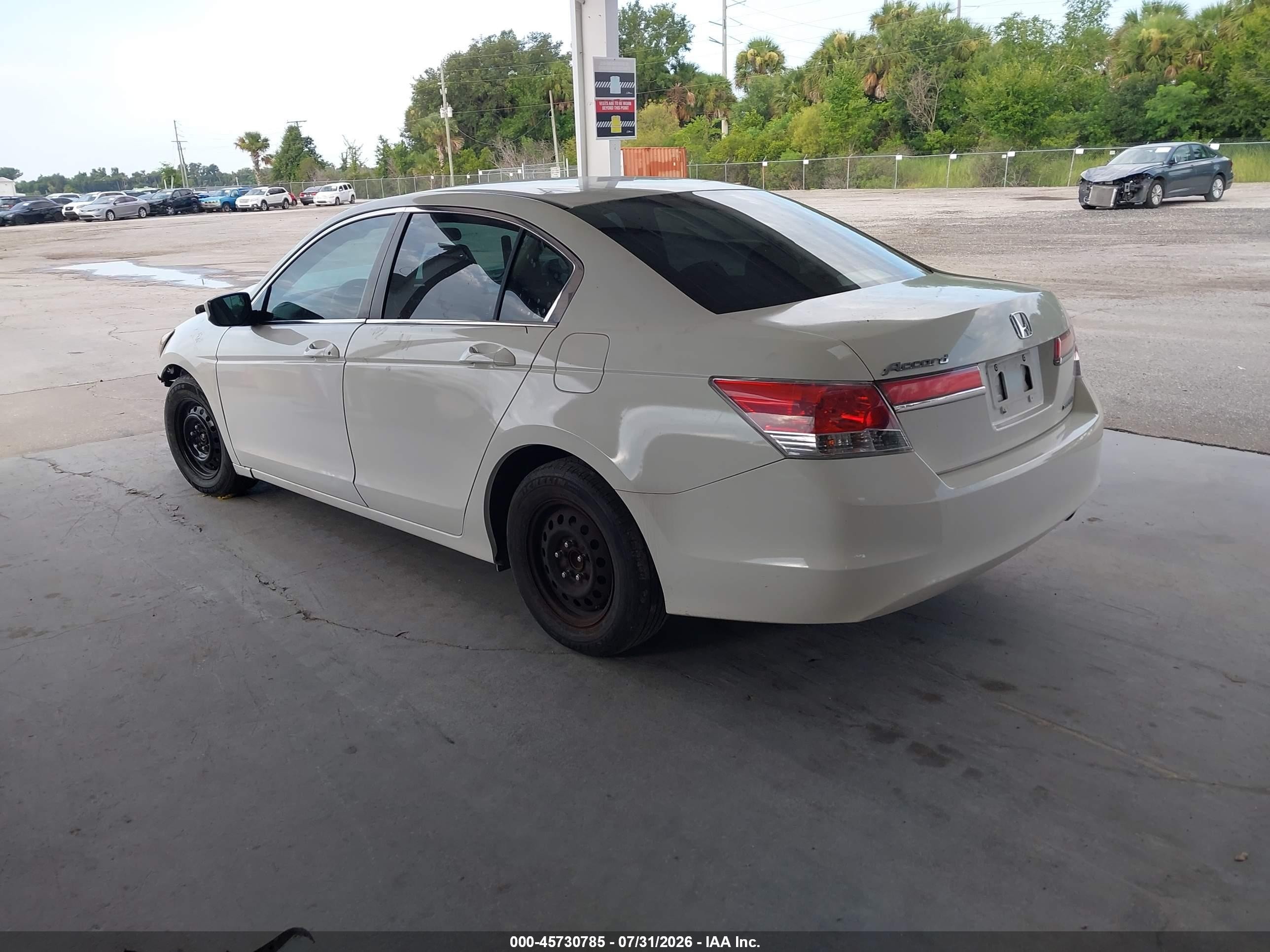 2012 Honda Accord 2.4 Se White vin: 1HGCP2F6XCA008090