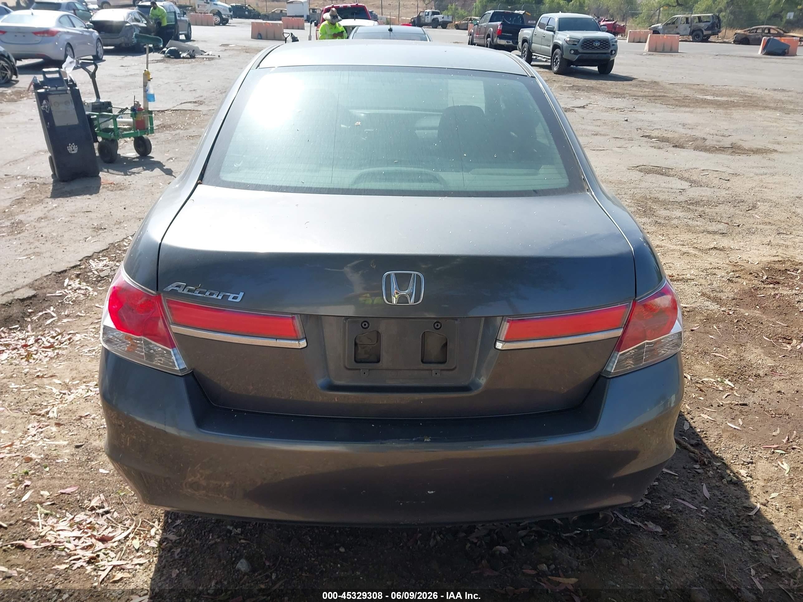 2012 Honda Accord 2.4 Se Серый vin: 1HGCP2F6XCA029053