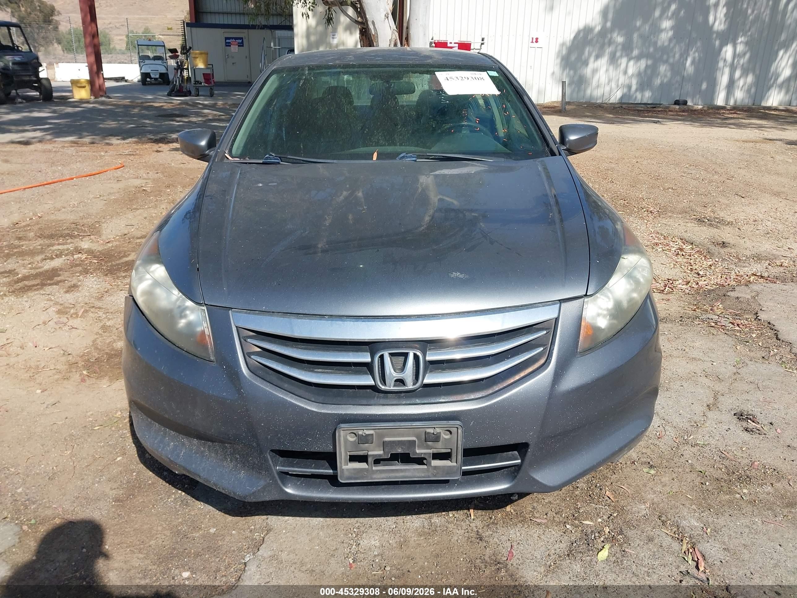 2012 Honda Accord 2.4 Se Серый vin: 1HGCP2F6XCA029053
