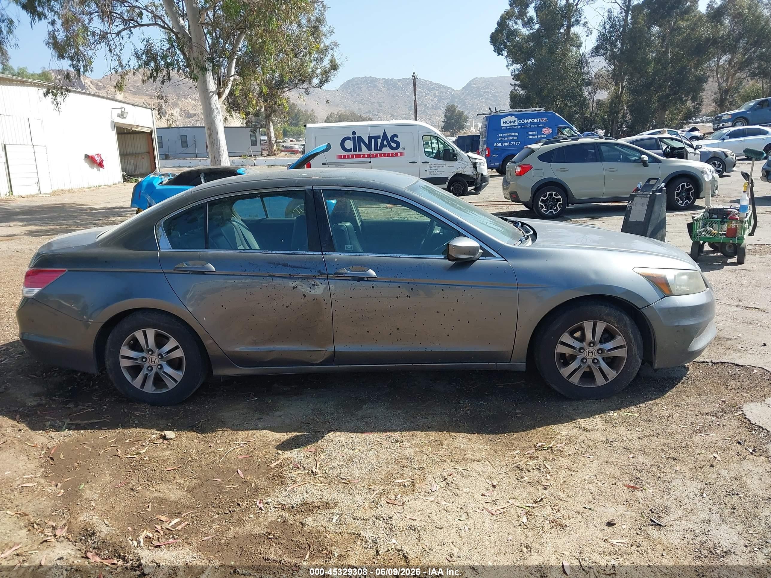 2012 Honda Accord 2.4 Se Серый vin: 1HGCP2F6XCA029053